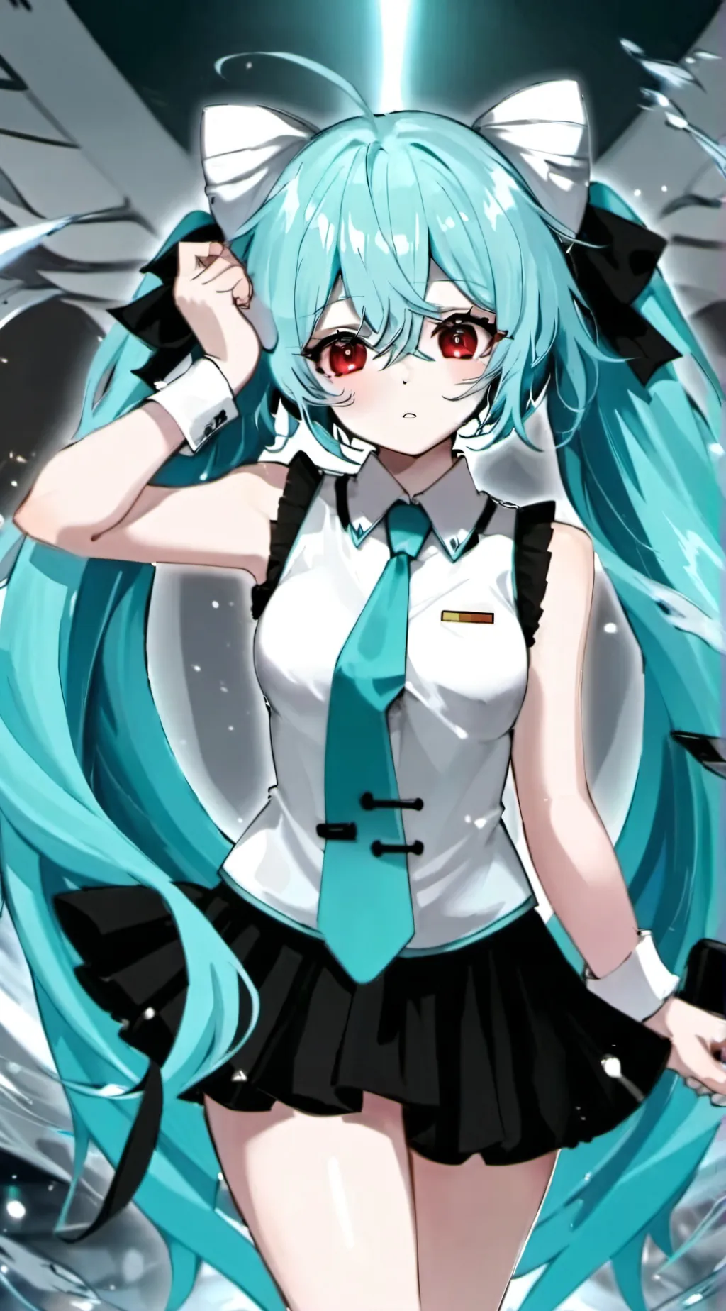 ai character: Hatsune Miku background