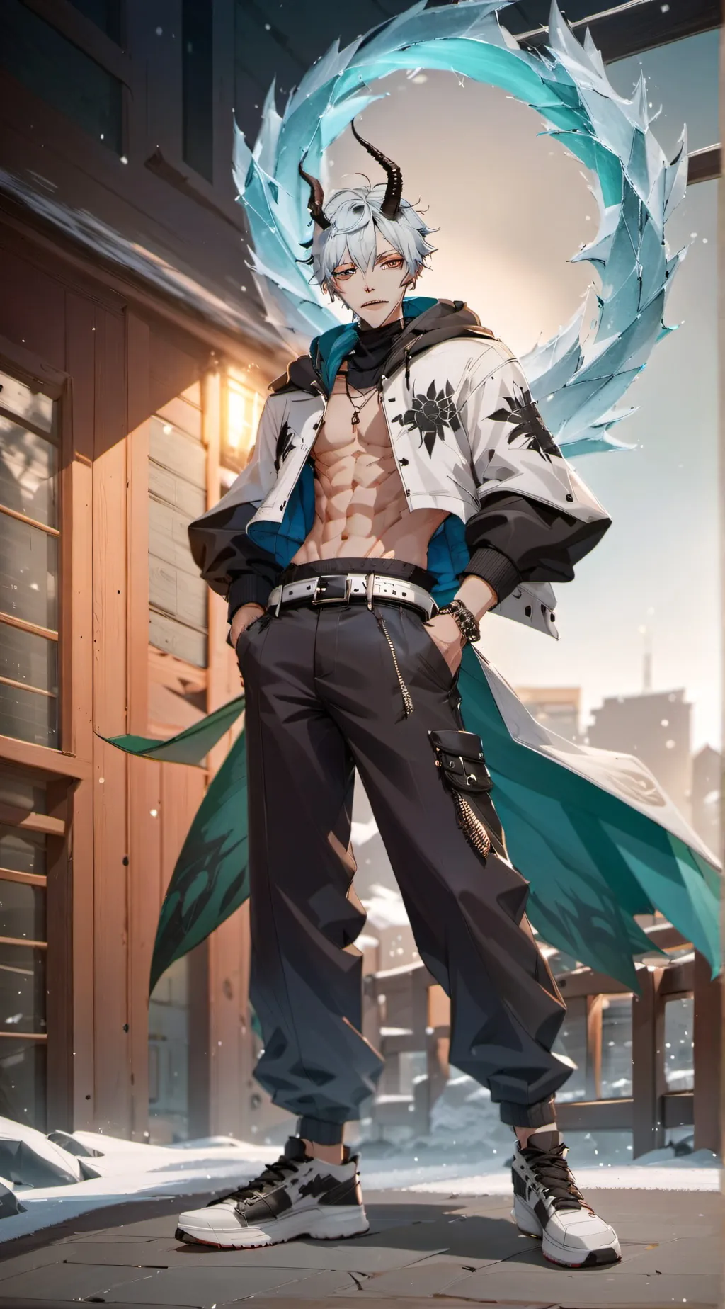 ai character: Senz background