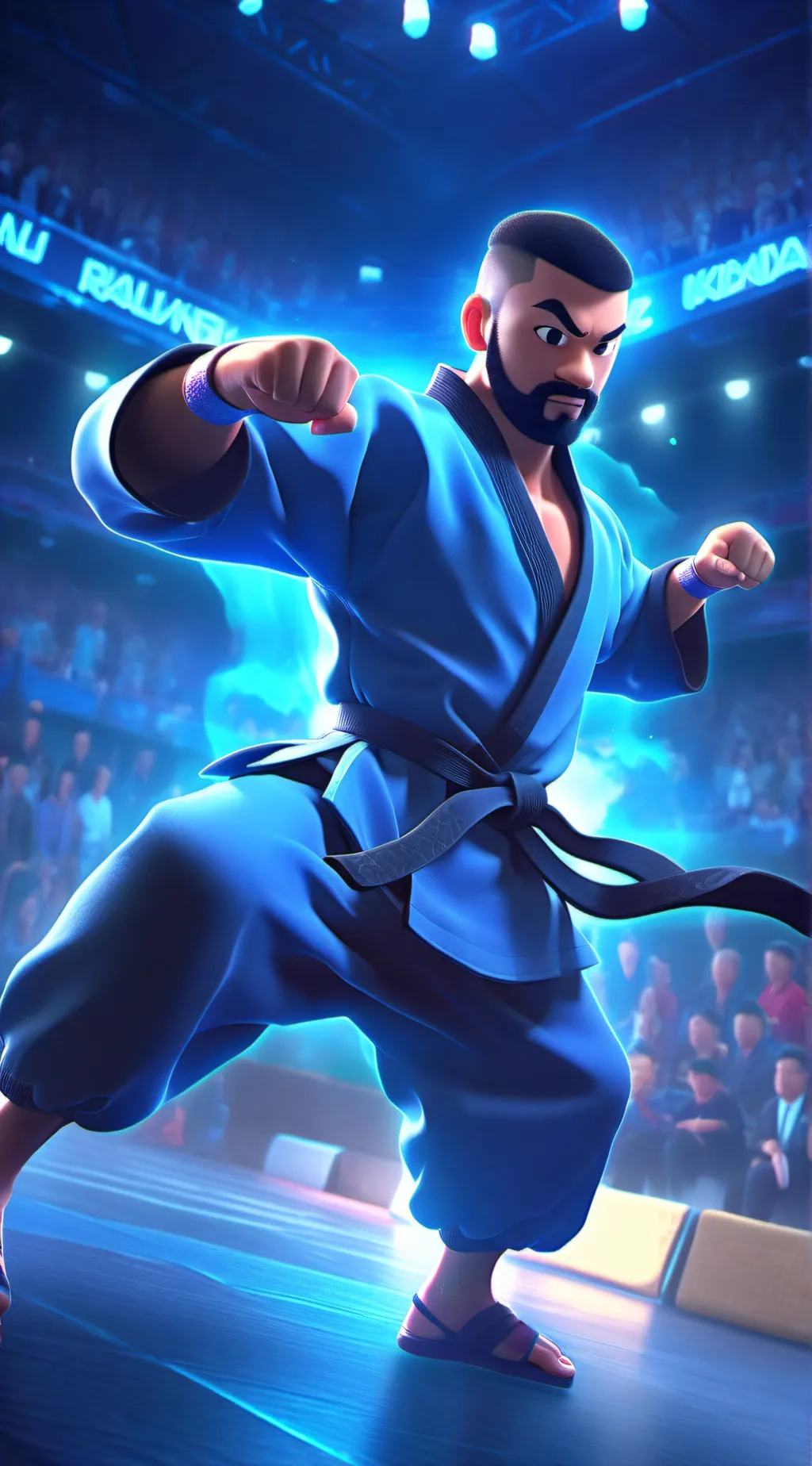 ai character: Sensei Adel background