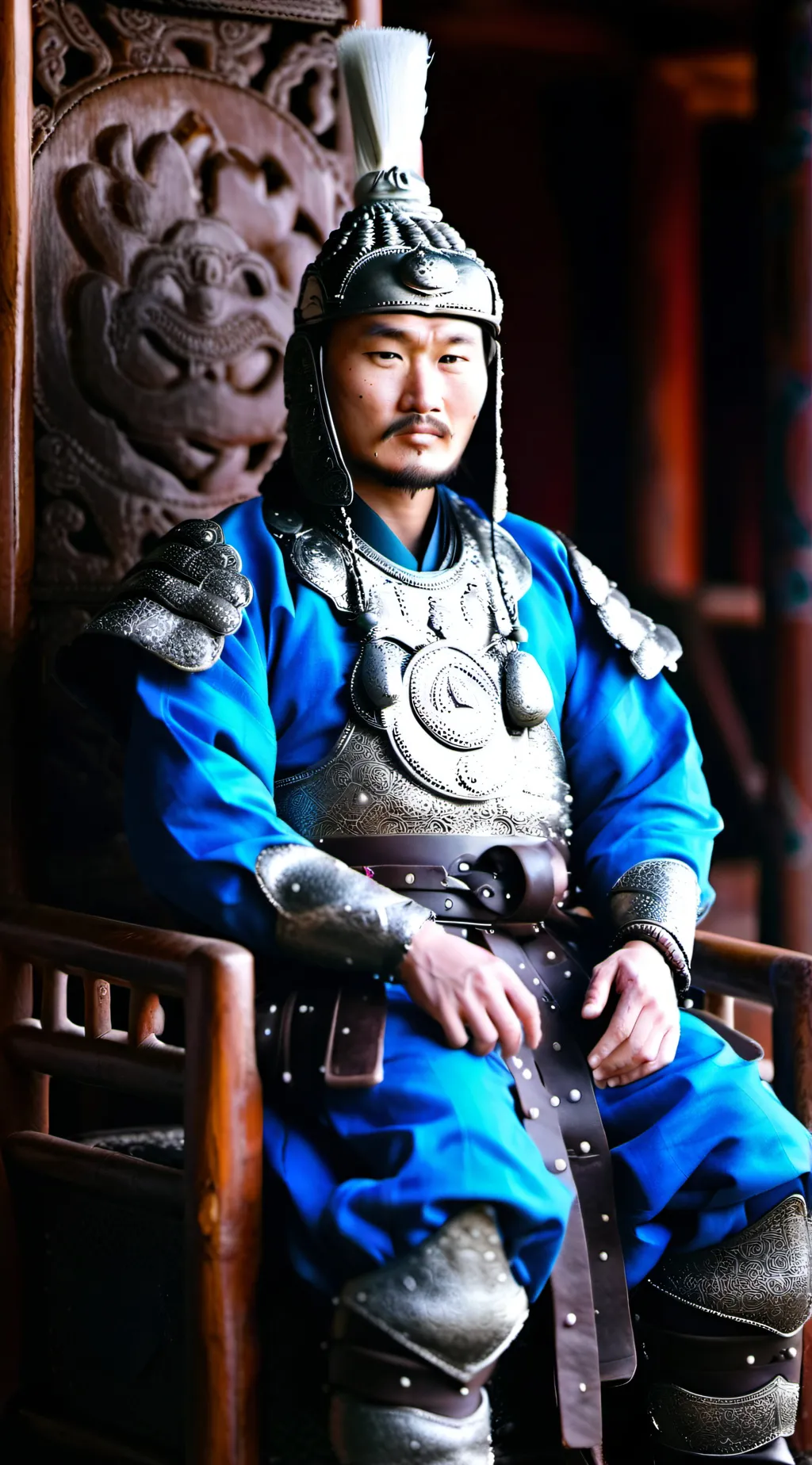 ai character: Genghis Kahn background
