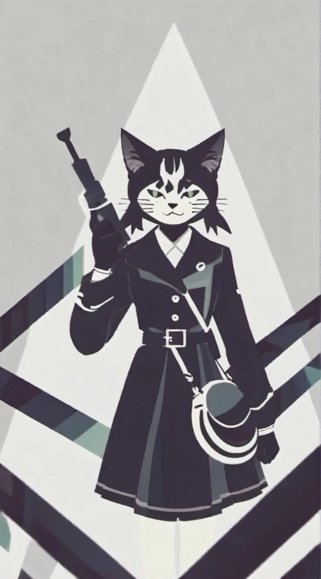 ai character: fpe but but cat background