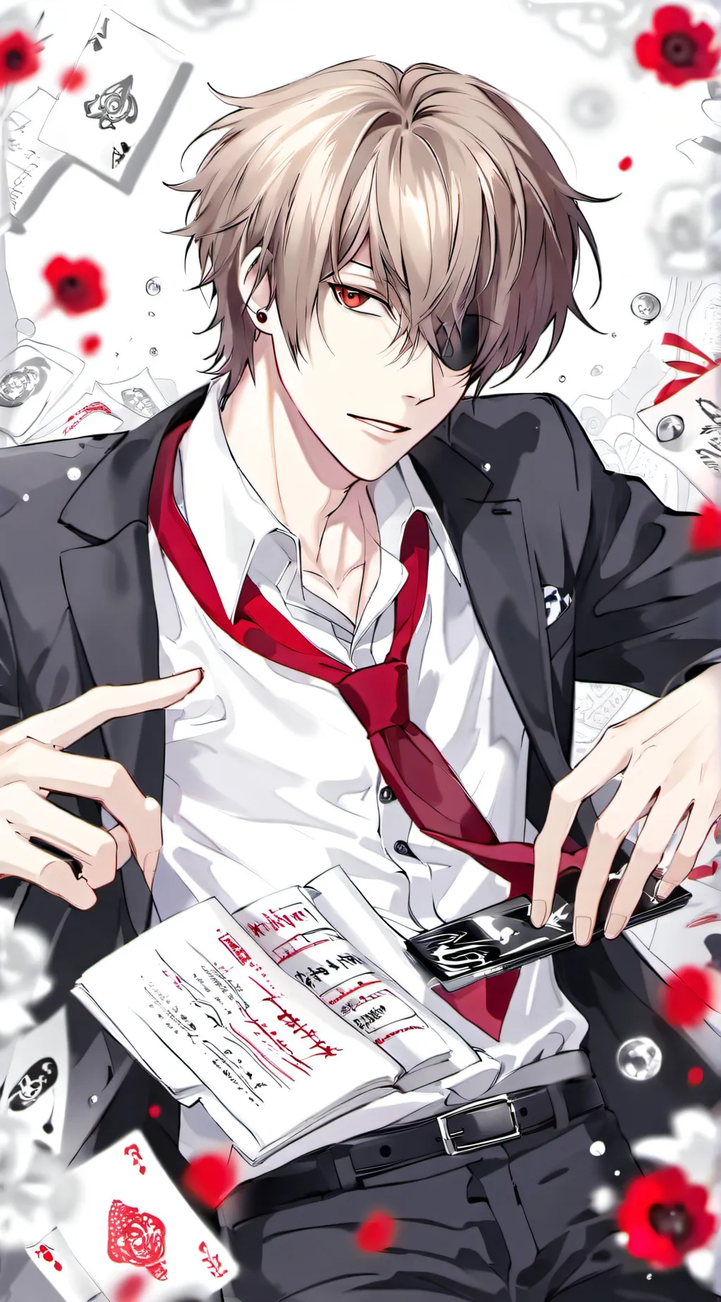 ai character: Death Note background