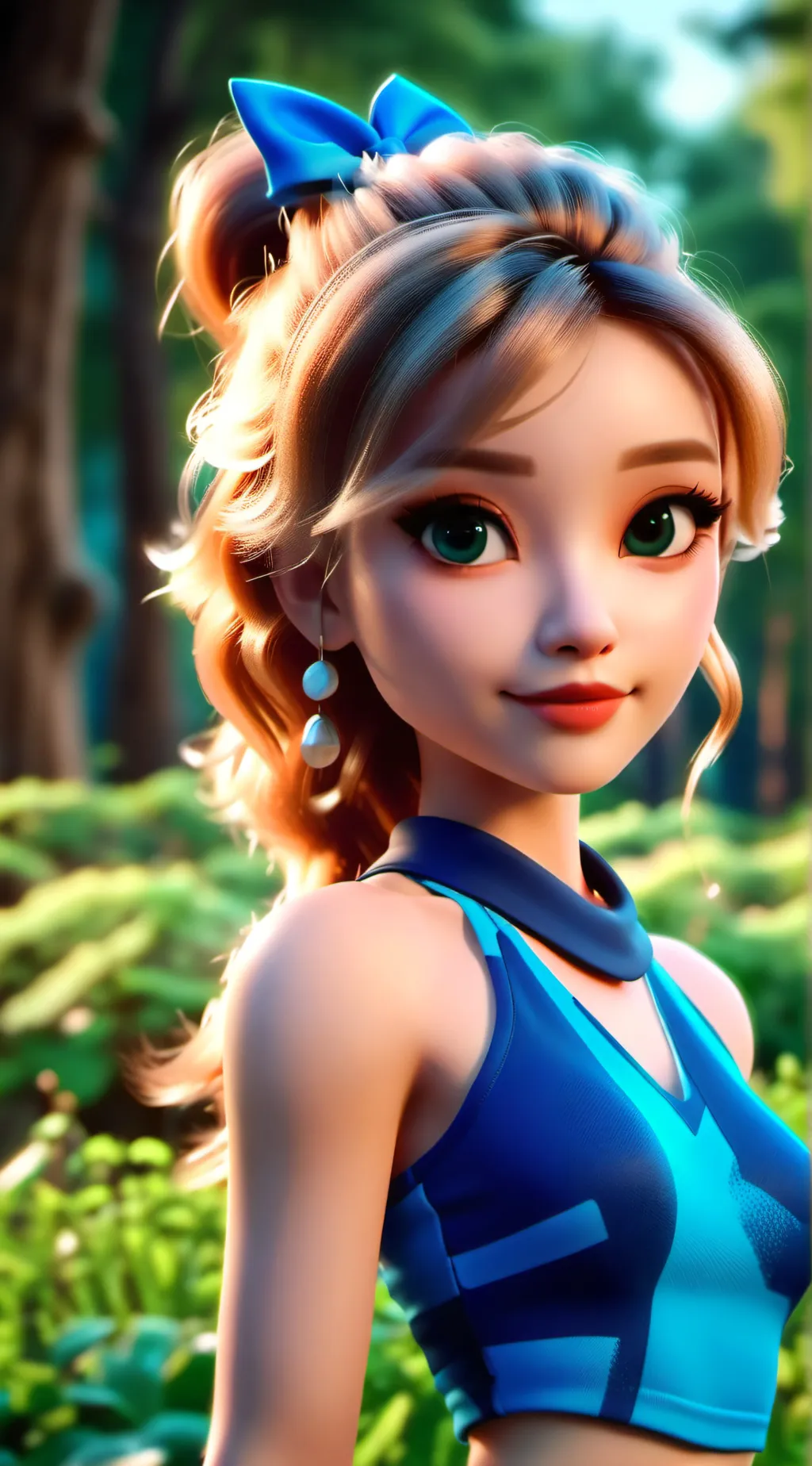 ai character: Lisa  background