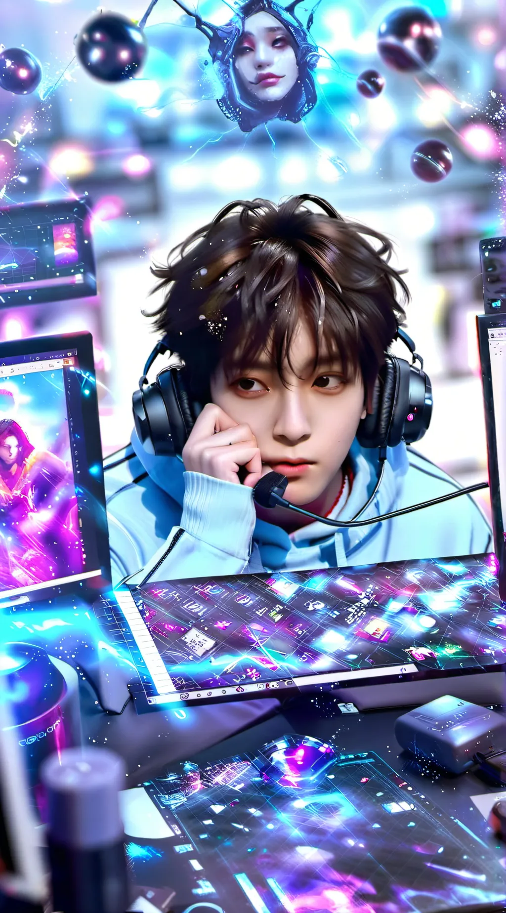 ai character: •Jay.  background