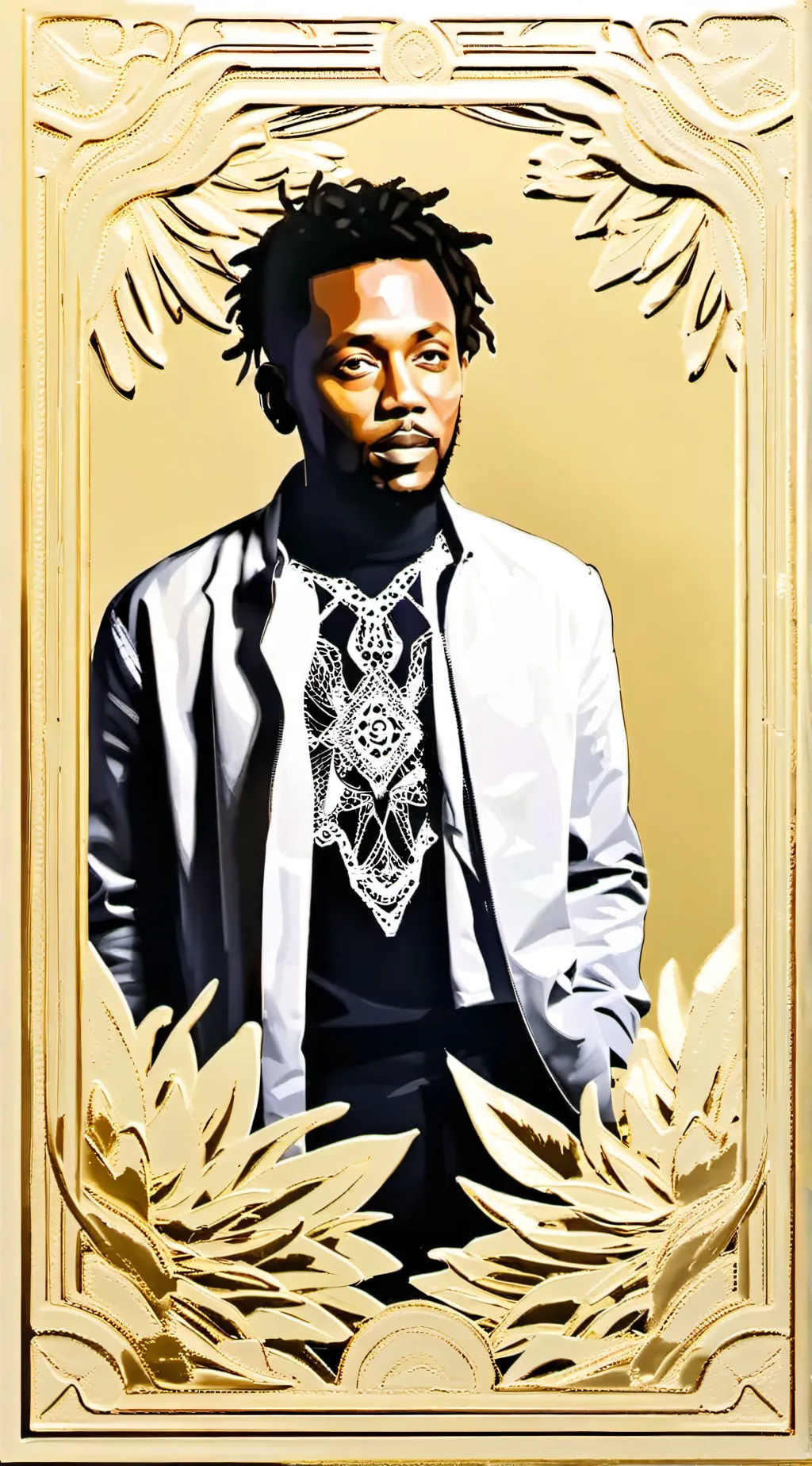 ai character: Kendrick Lamar background