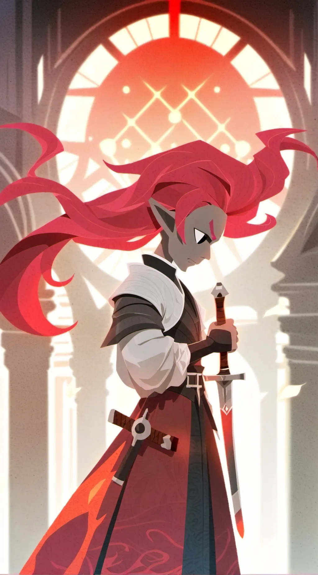 ai character: lamput background