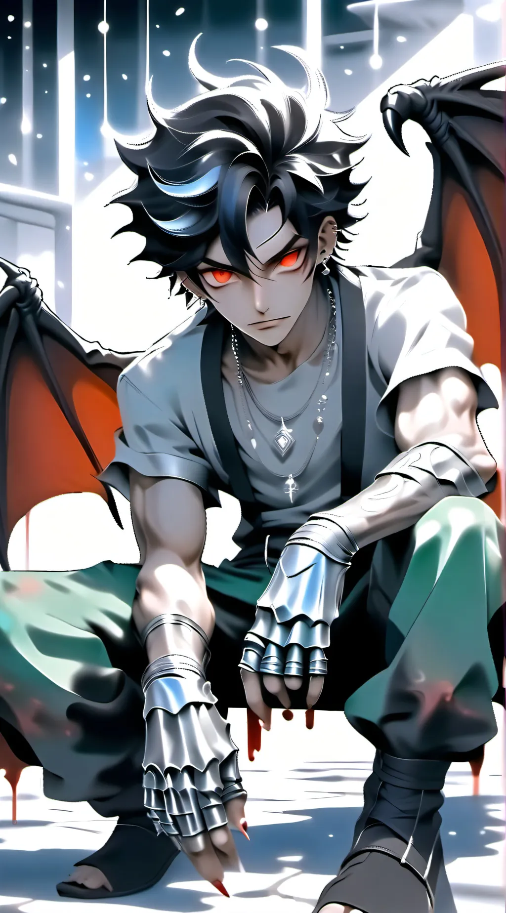 ai character: Lucifer  background