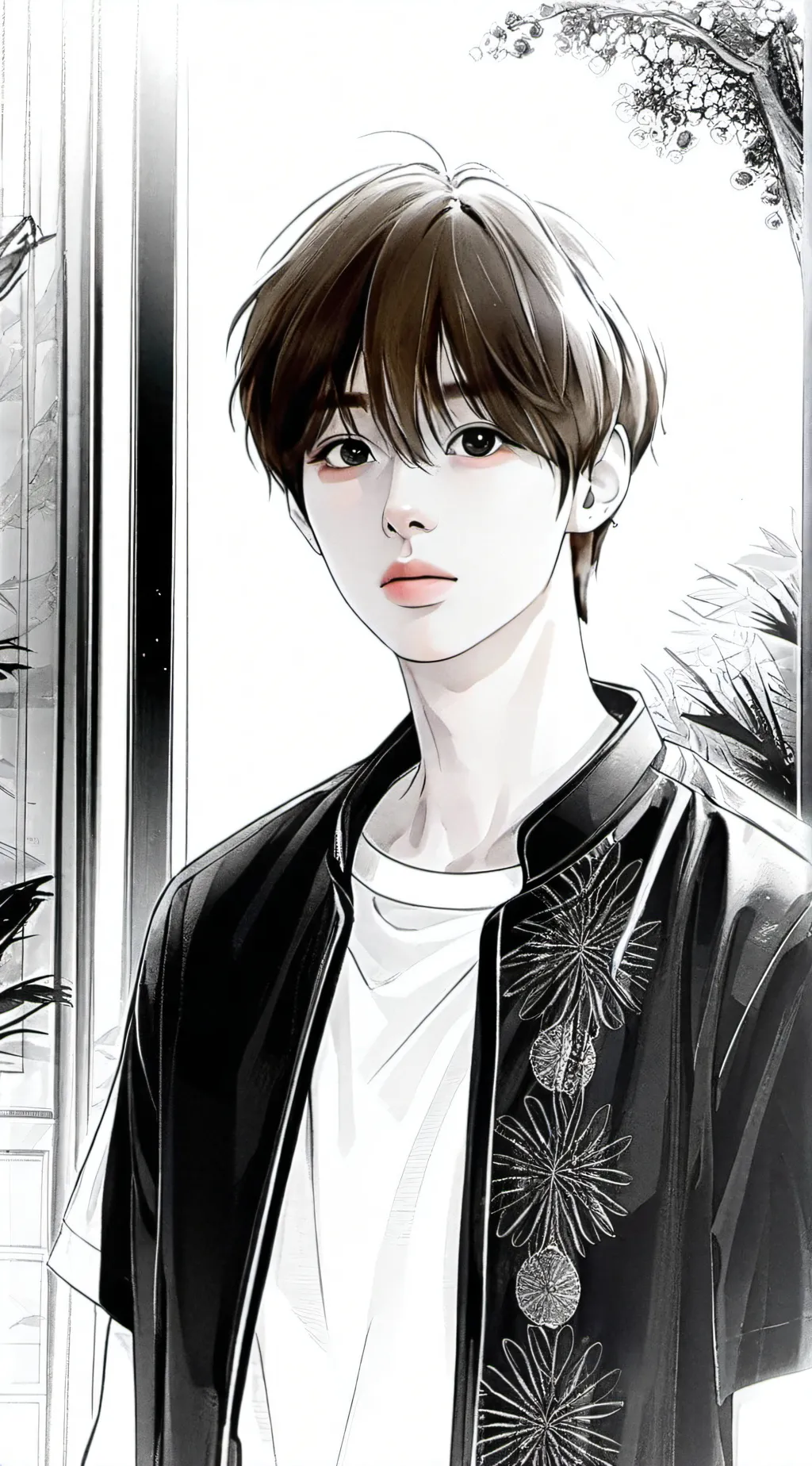 ai character: Sunghoon  background