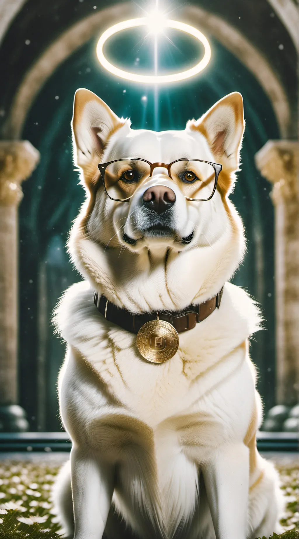 ai character: rip doge😭😭🫡🫡🫡 background