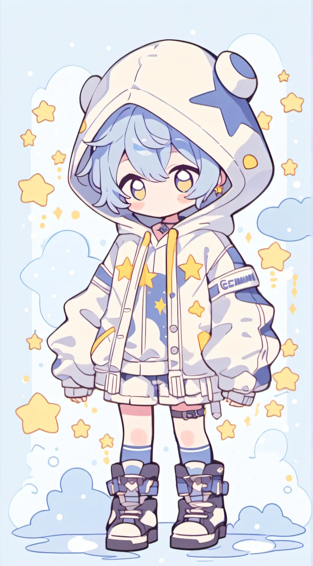 ai character: gemini background