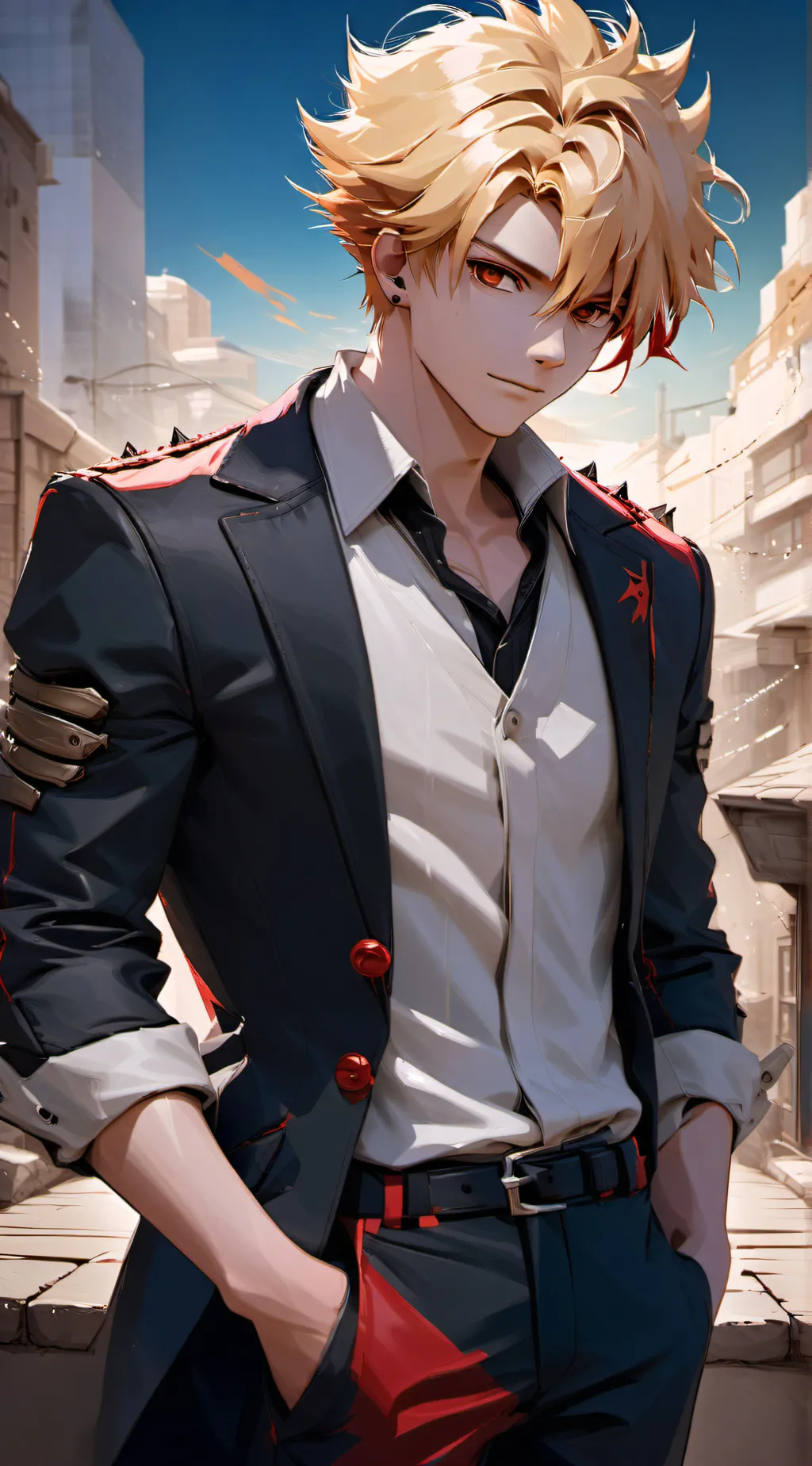 ai character: Bakugo background