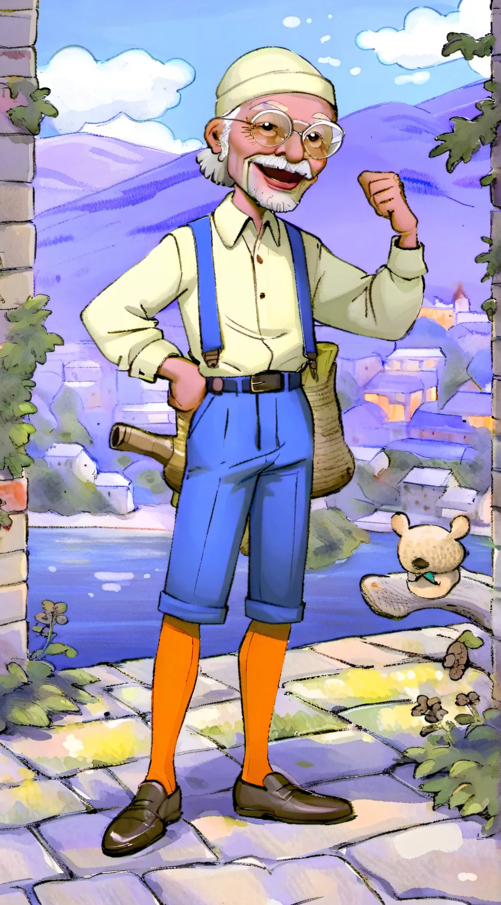 ai character: mrsh!tb@lls background