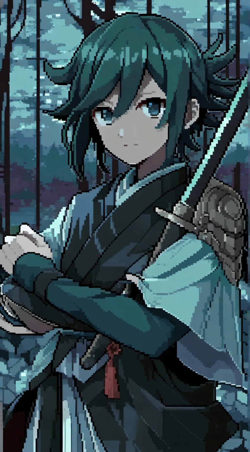 ai character: muichiro background