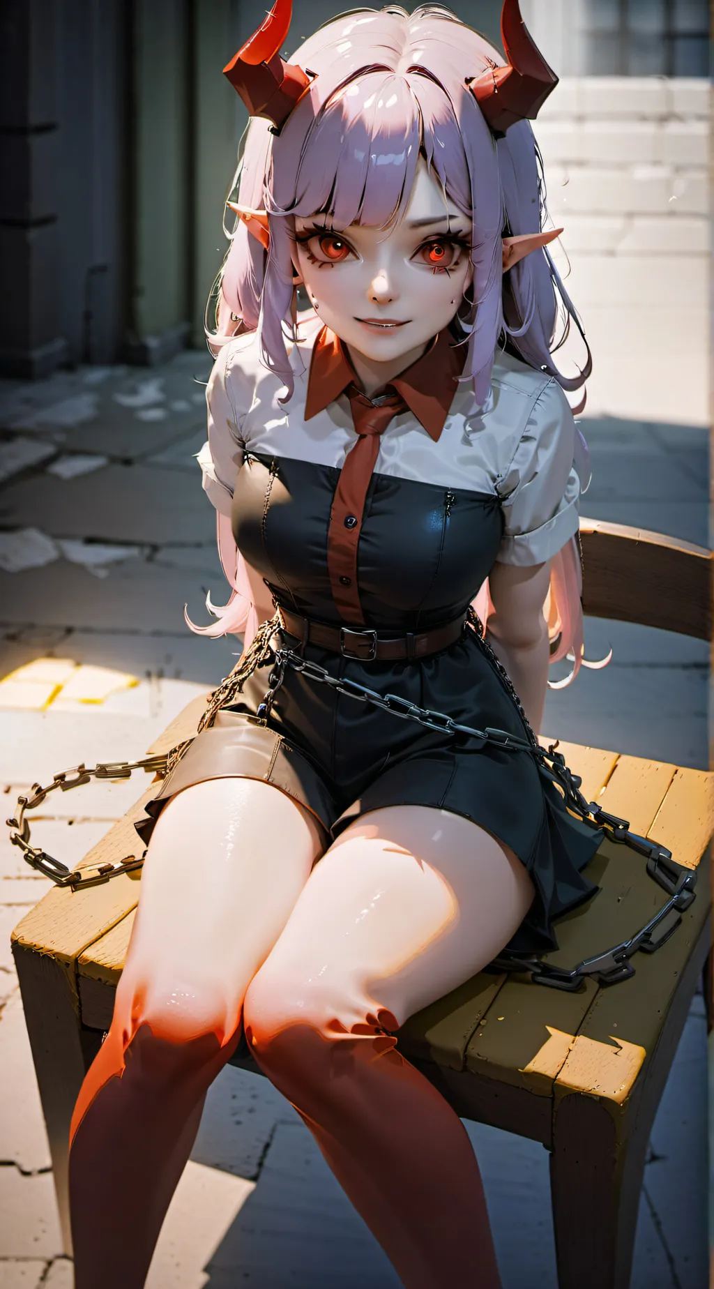 ai character: killer demon  background