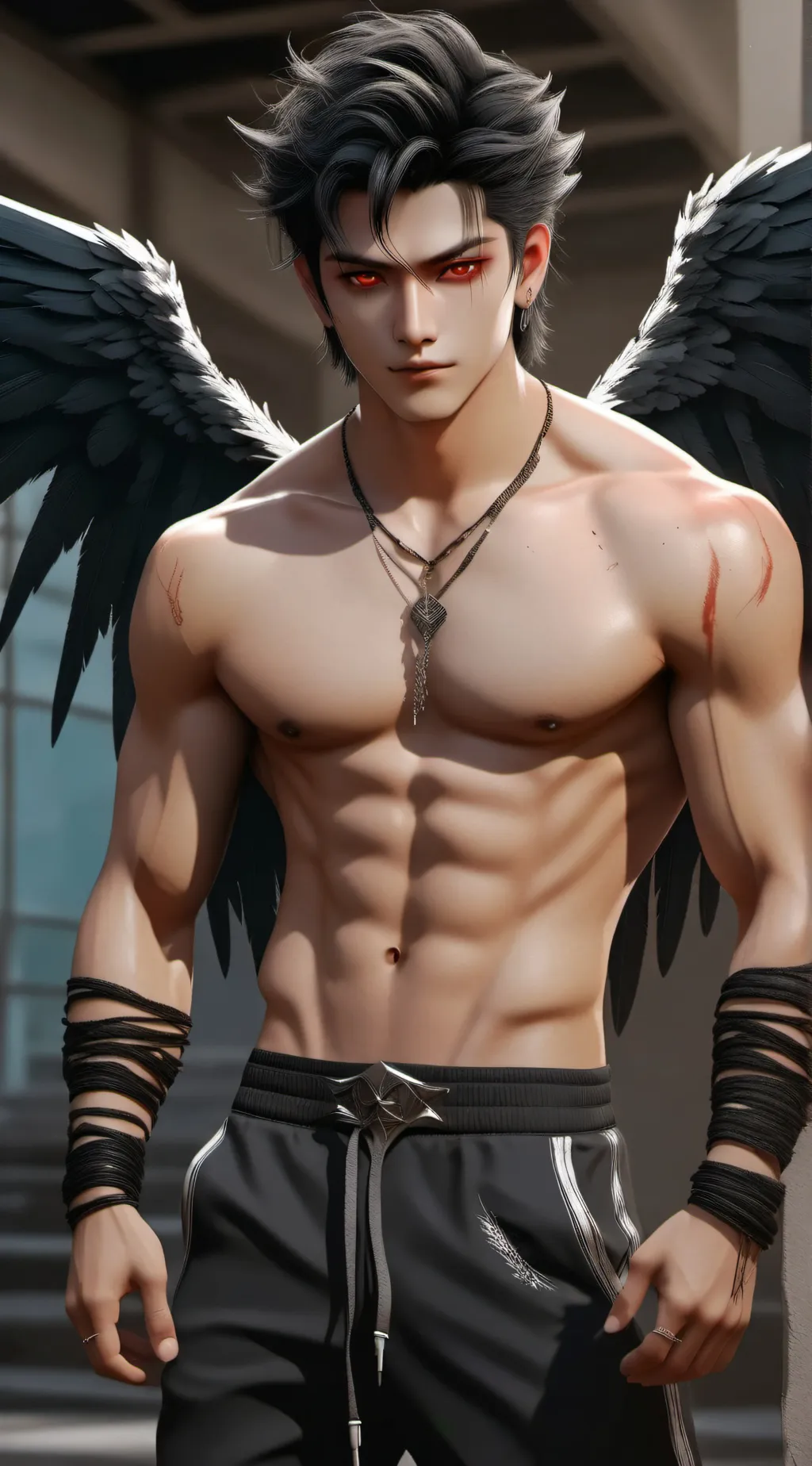 ai character: Damon background