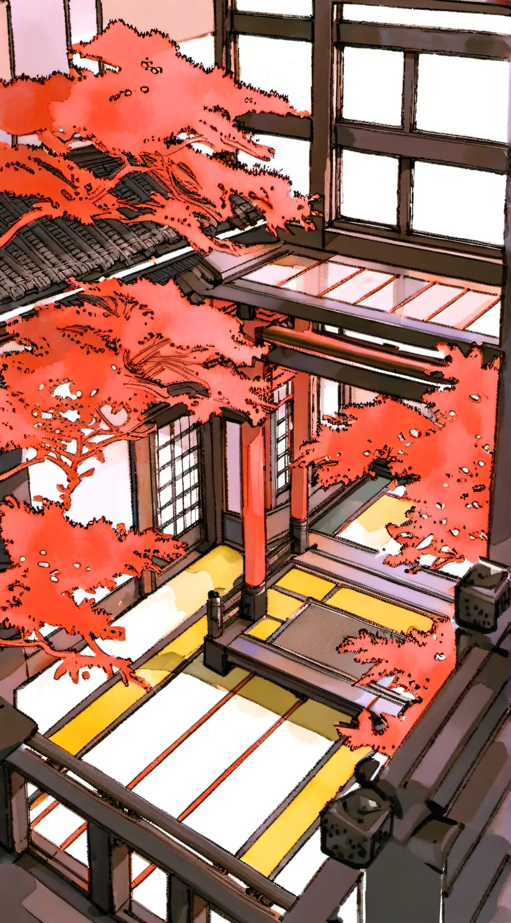 ai character: Infinity castle  background