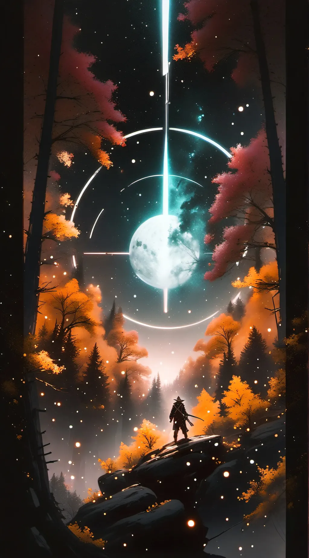 ai character: mha x moon/sundrop background