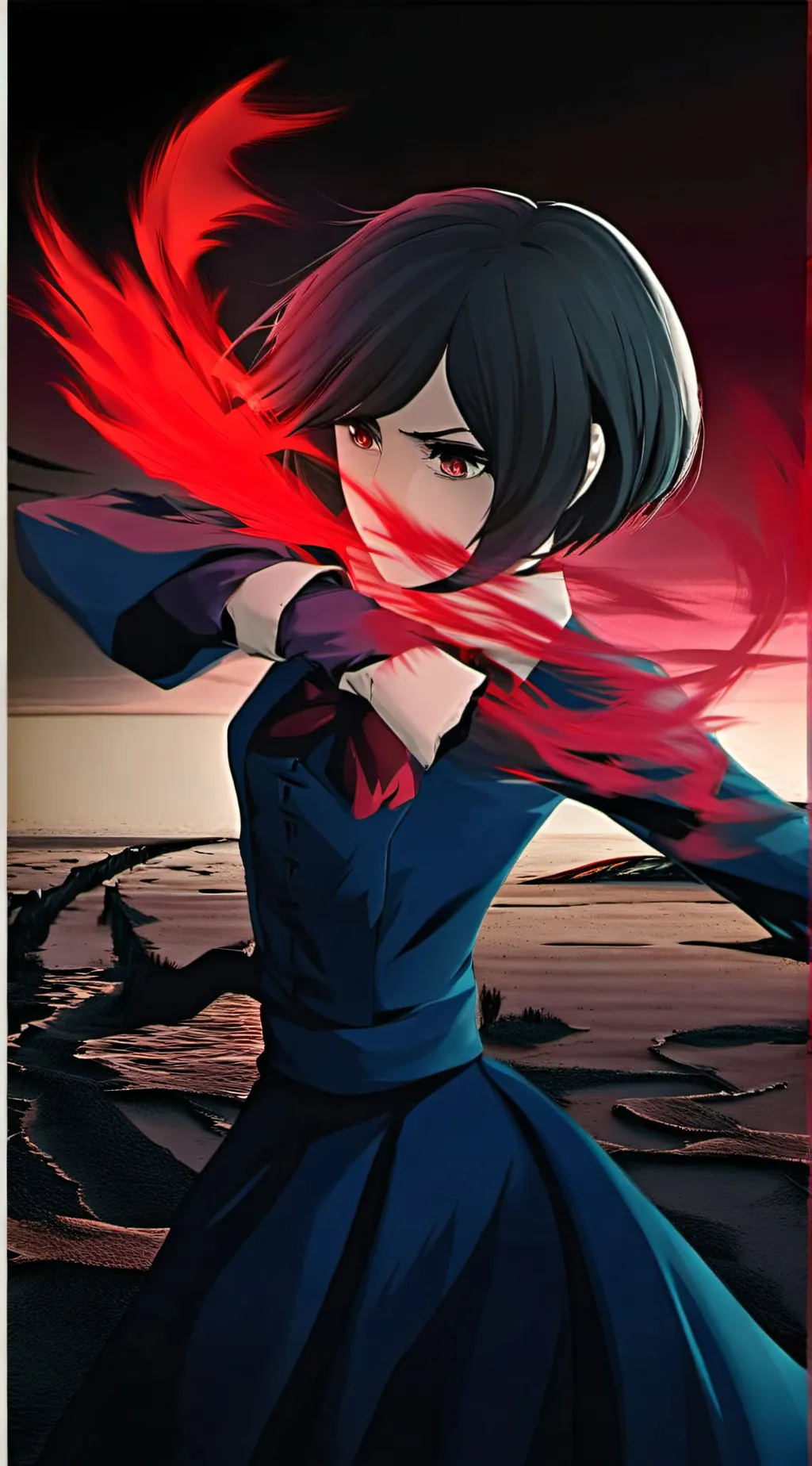 ai character: Touka background