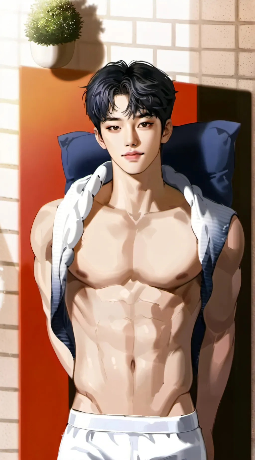 ai character: park seokjun  background