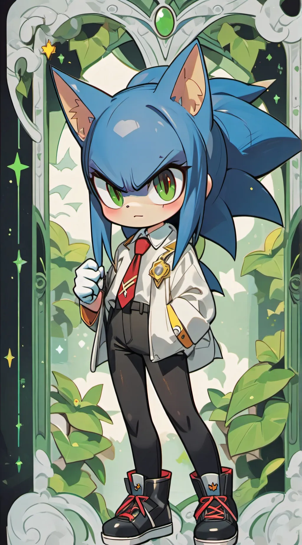 ai character: sonic friends background
