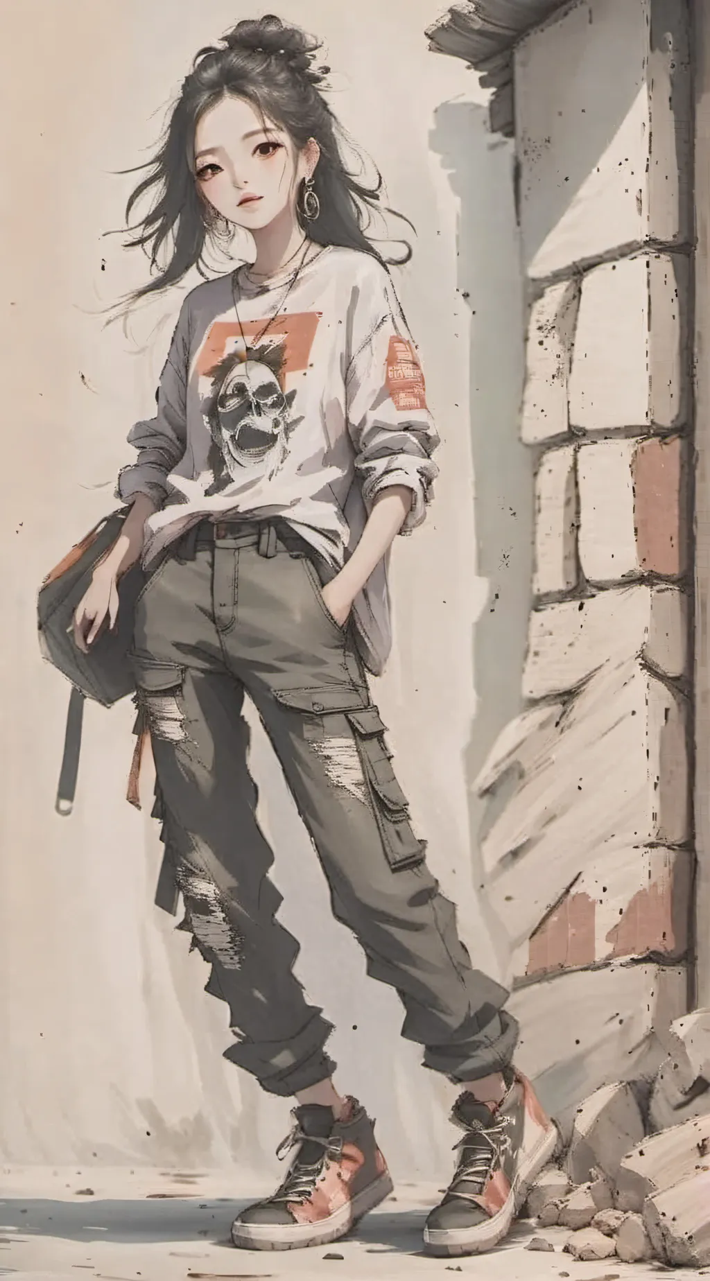 ai character: hannah background