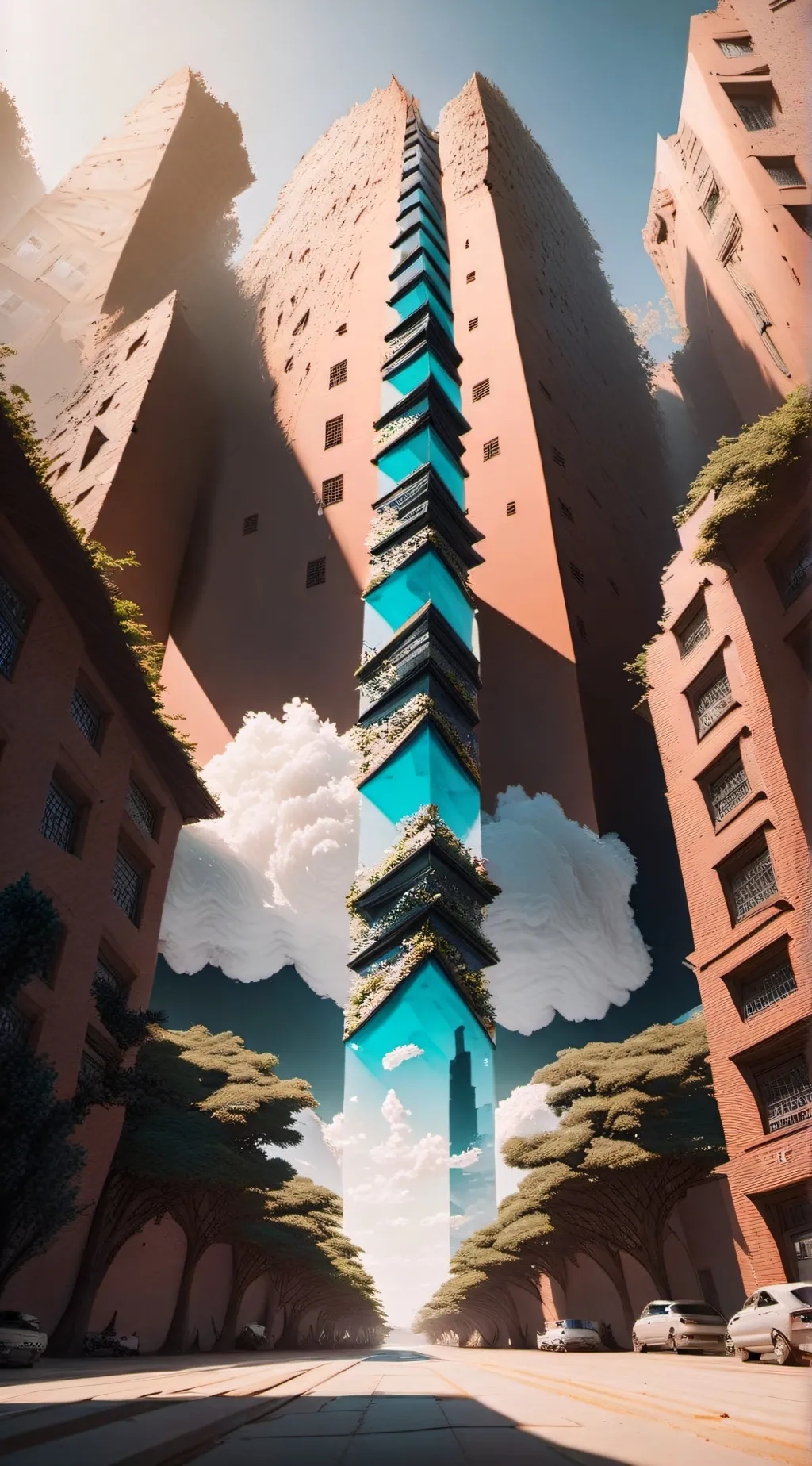 ai character: *tower of god* background