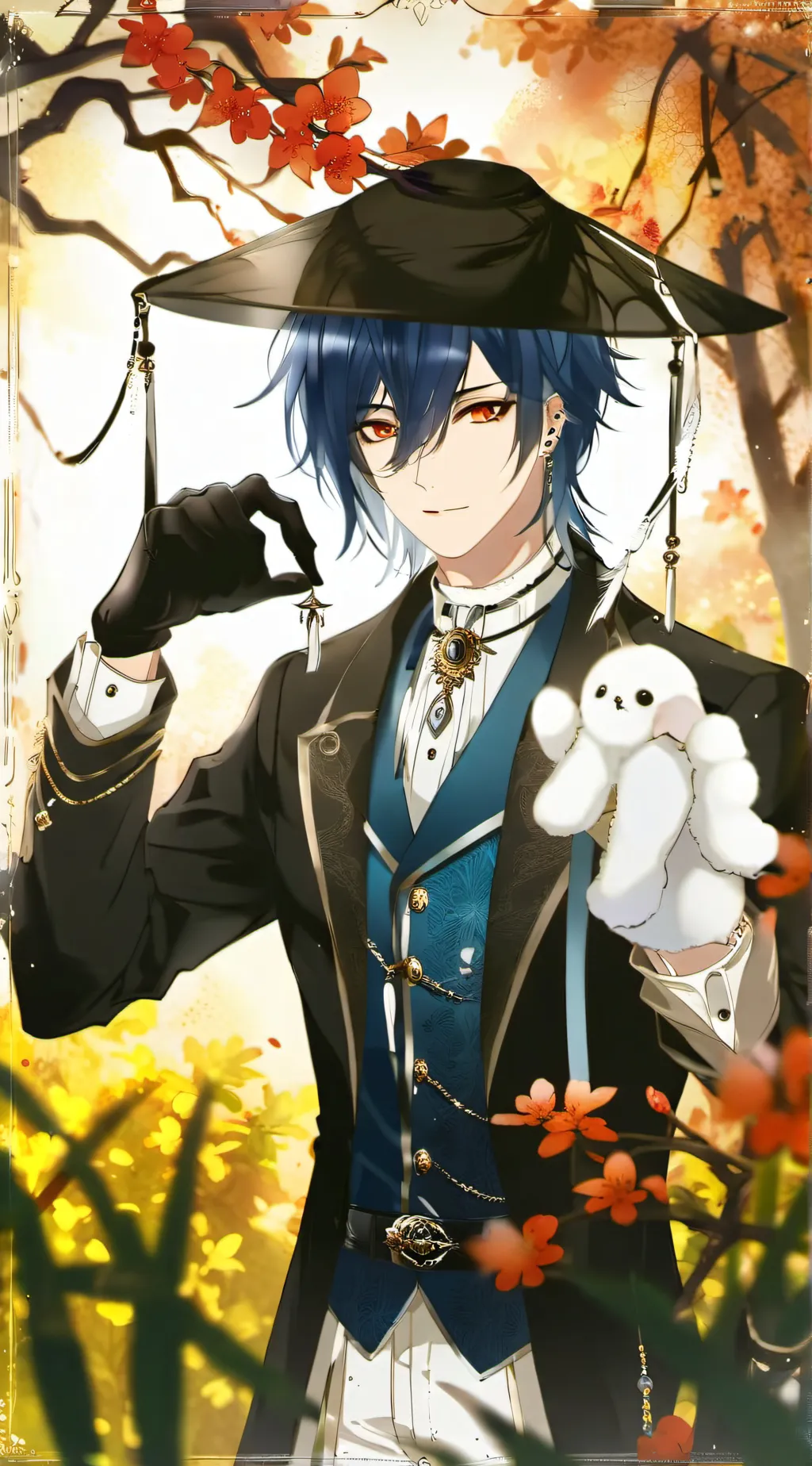 ai character: puppet background