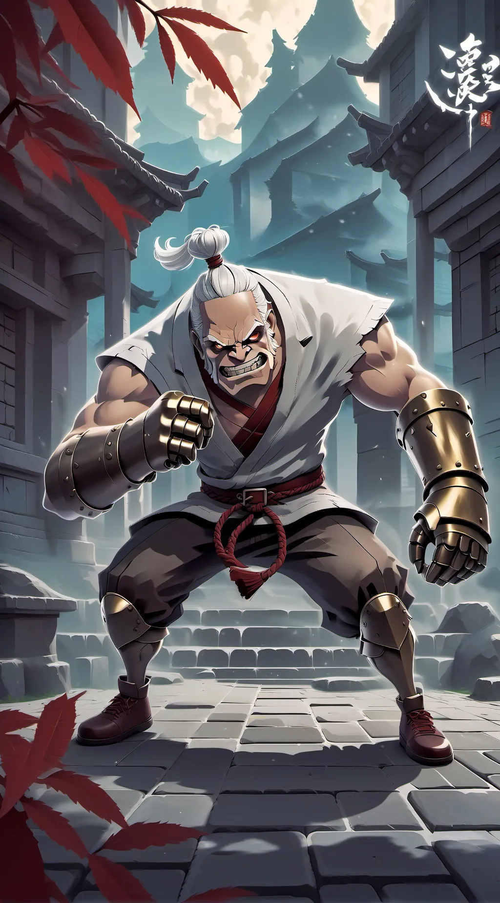 ai character: TITAN TVC background