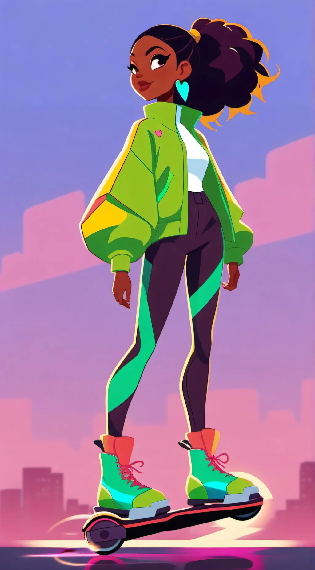 ai character: Athena background