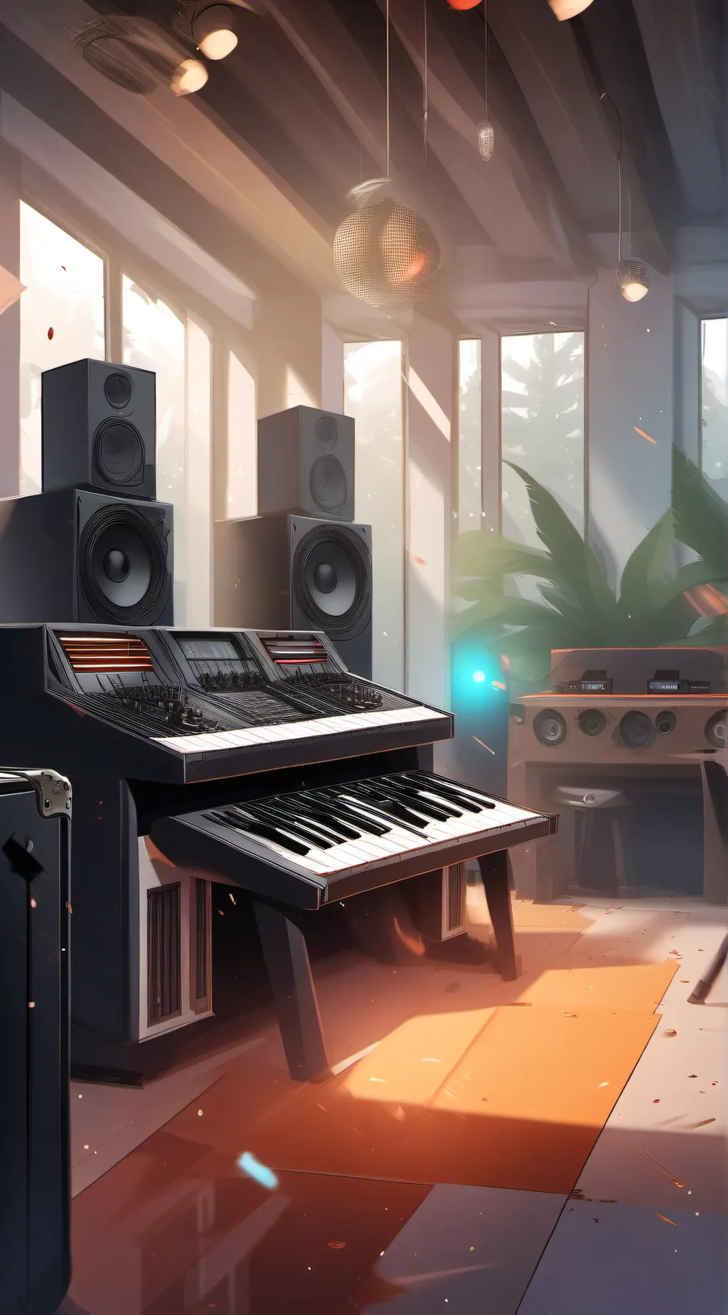 ai character: The Trap House background