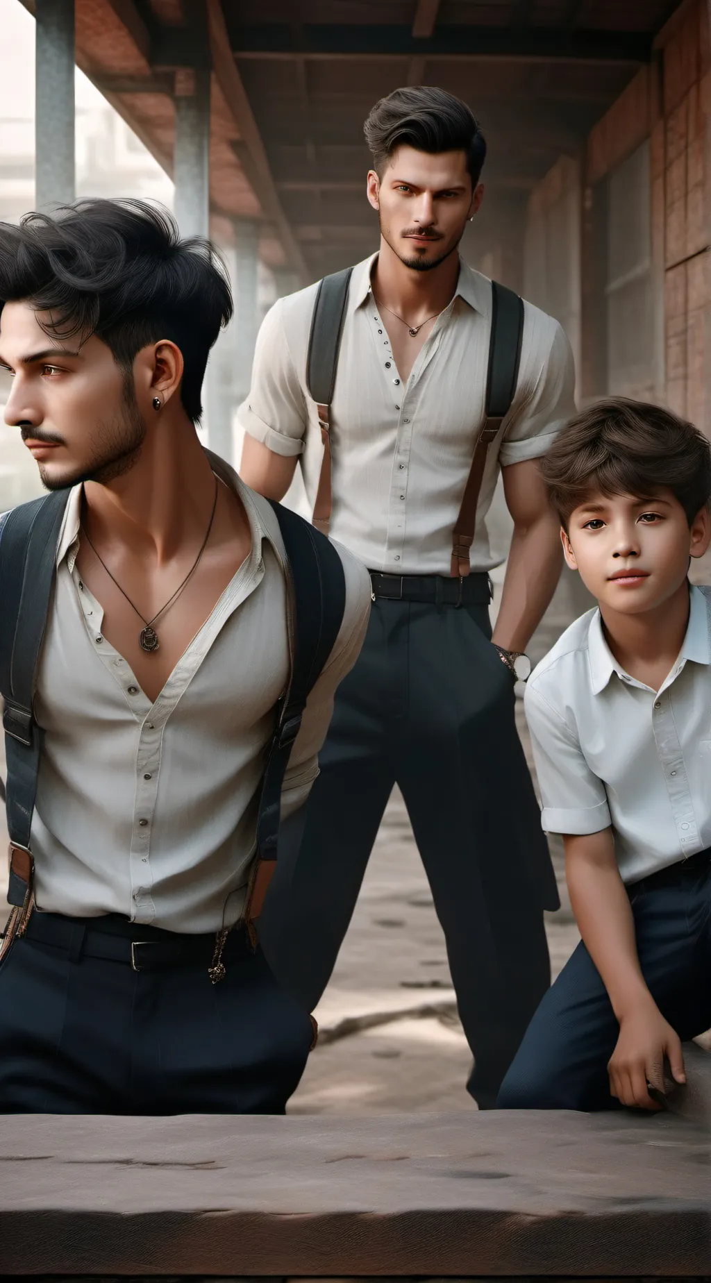 ai character: eric lance  kyle background