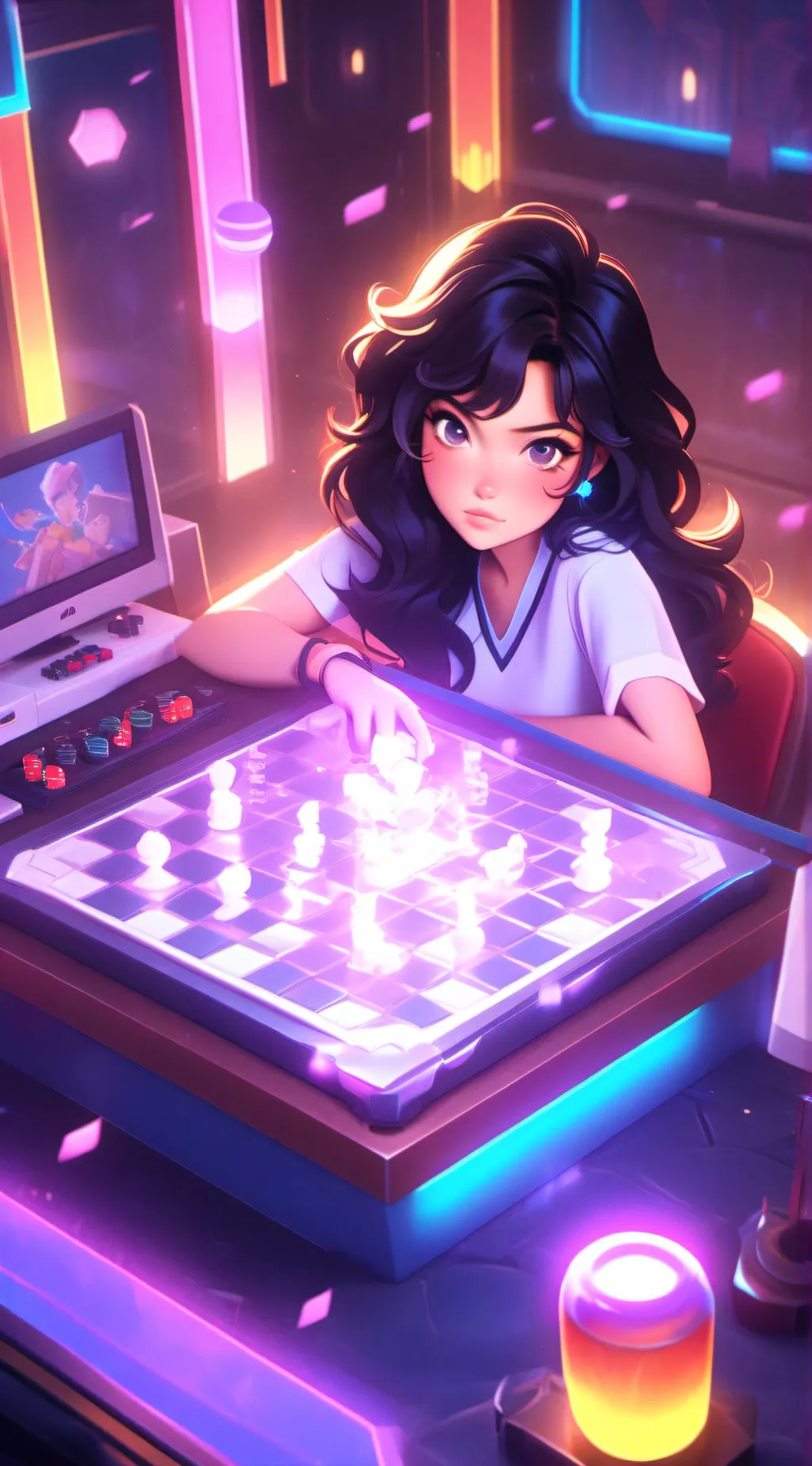 ai character: Lia  background