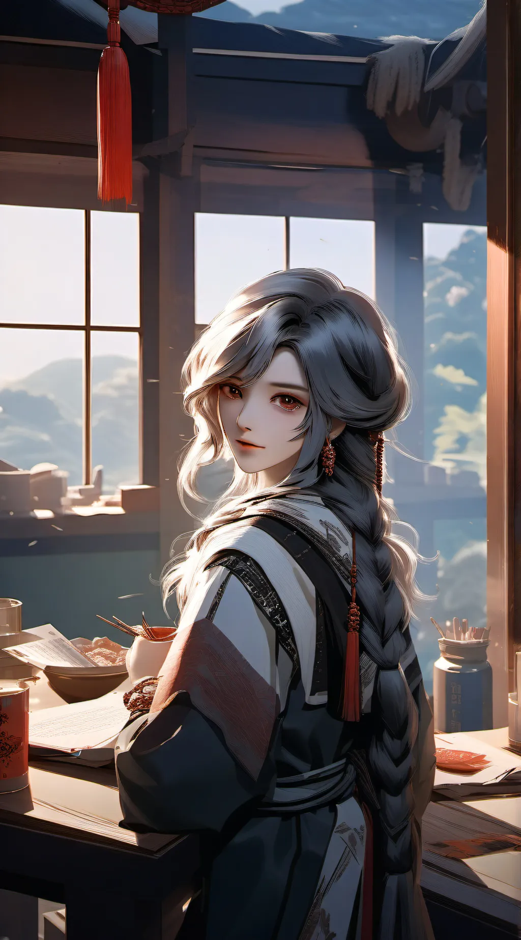 ai character: Vincent  background