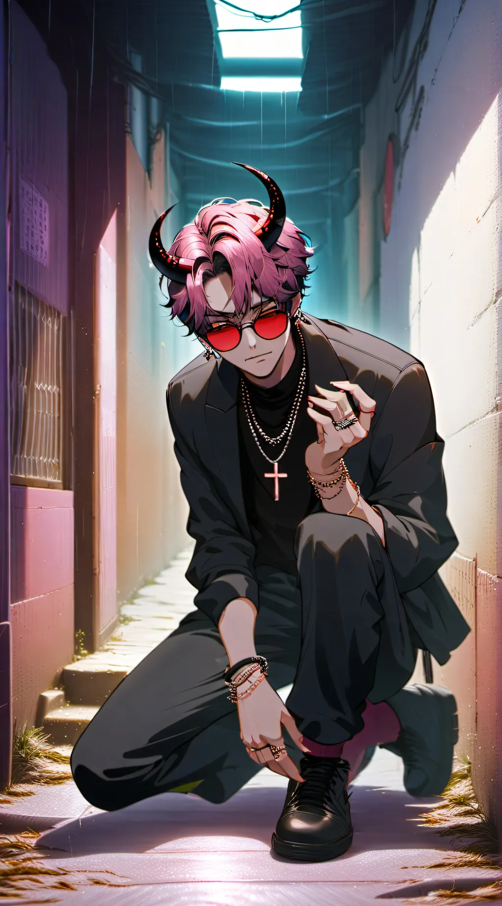 ai character: Kai (original) background