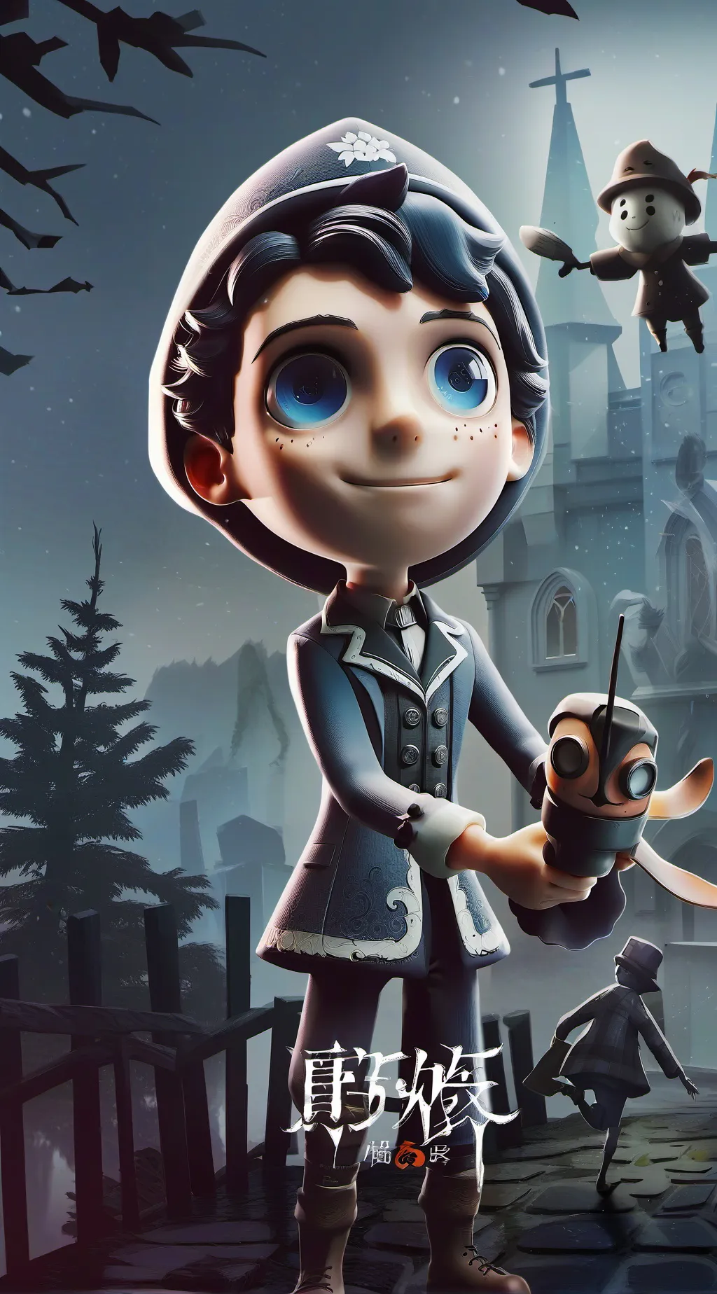 ai character: crazy joy background