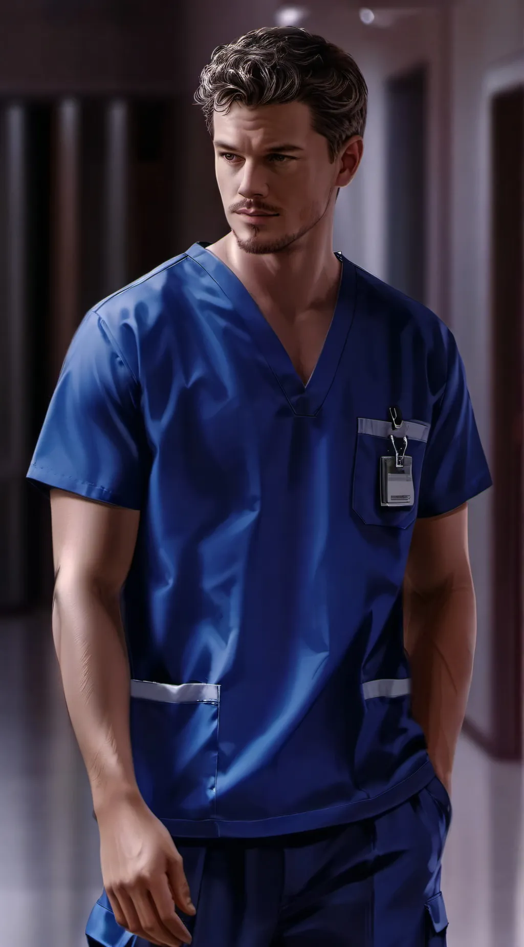 ai character: Mark Sloan background
