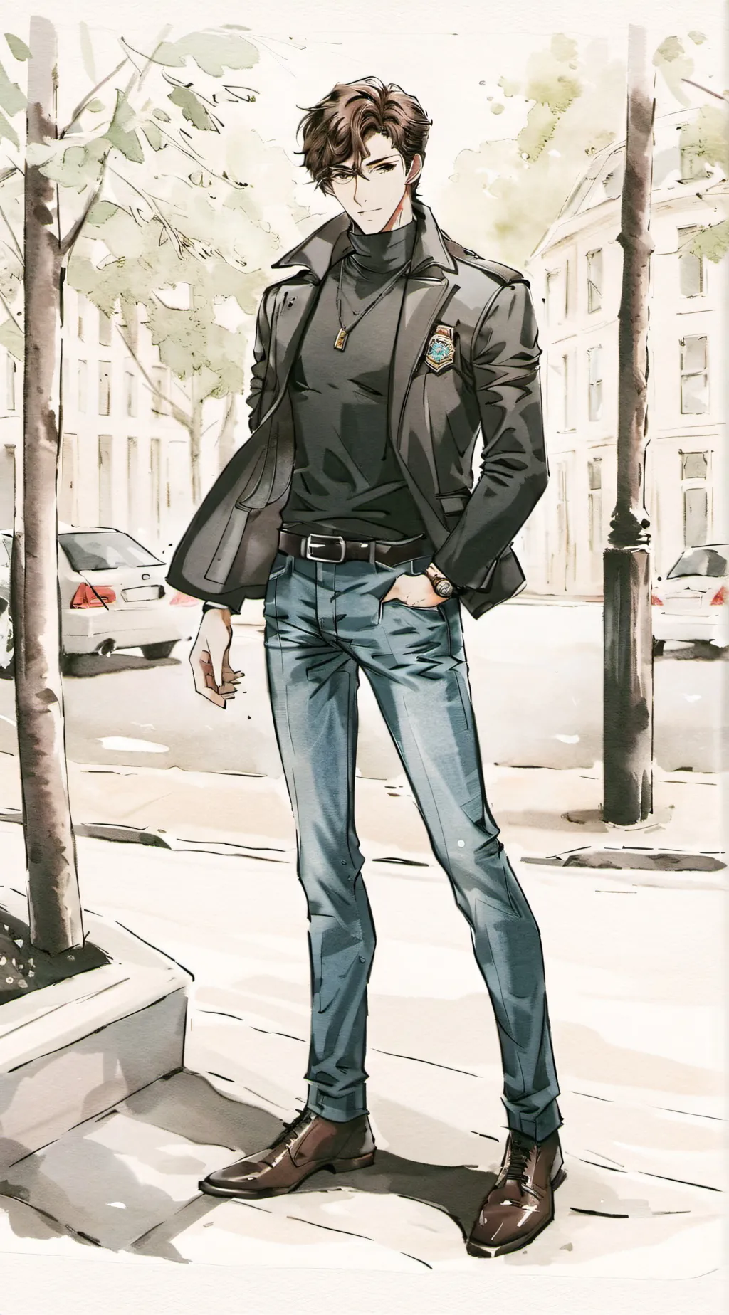 ai character: Duncan Davidson background