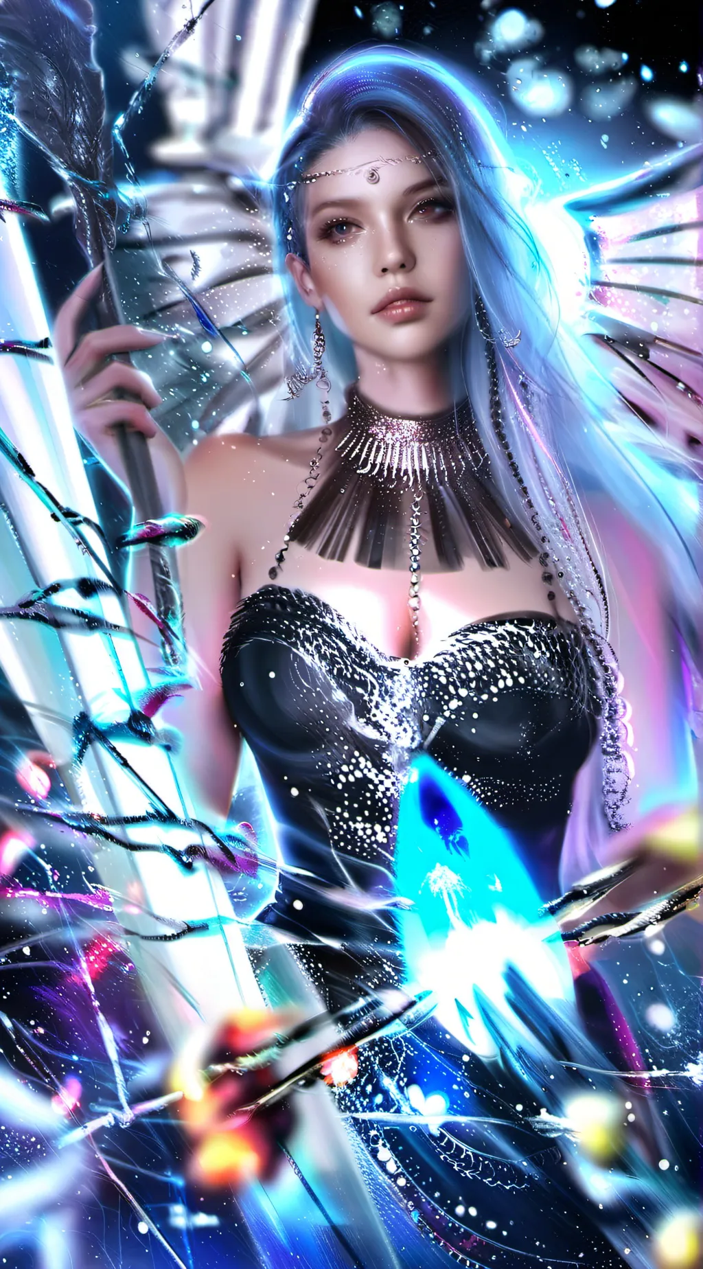 ai character: Raven background