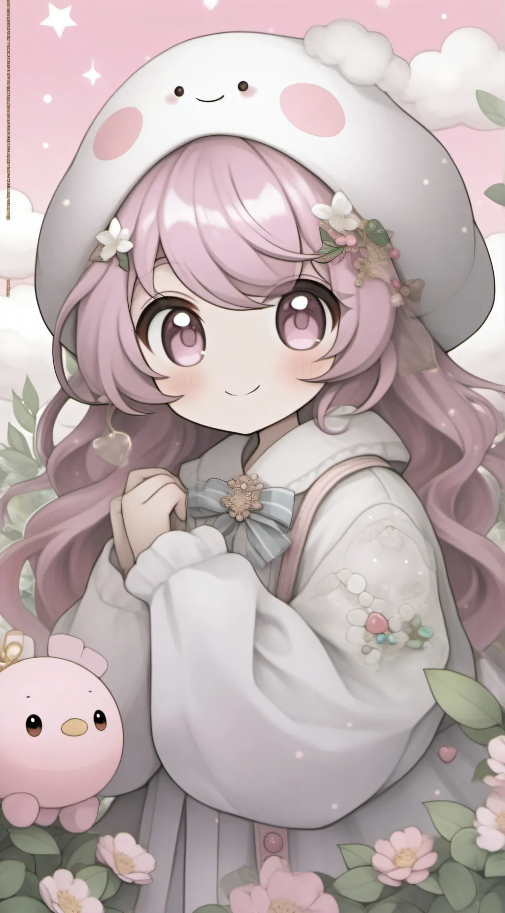 ai character: Lovey  background