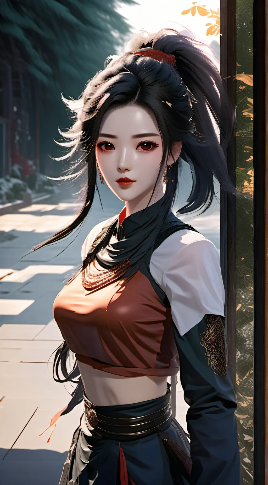 ai character: slay grill background