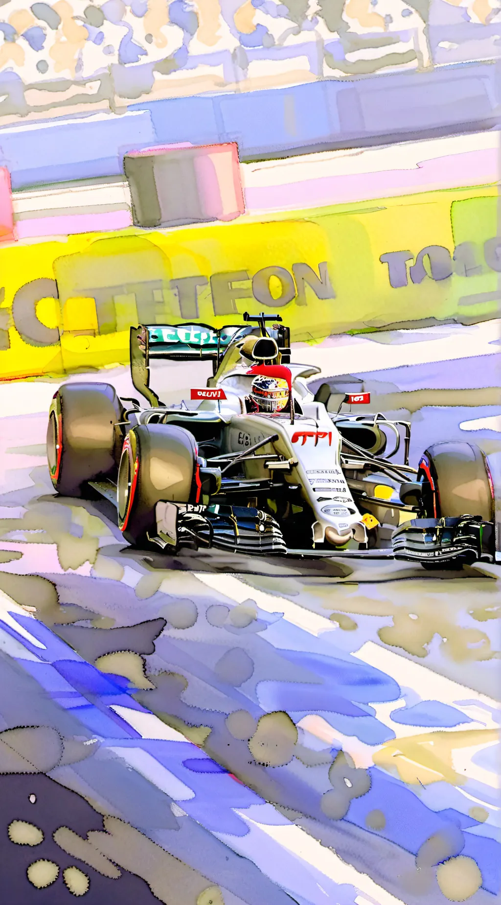 ai character: F1 GRID background