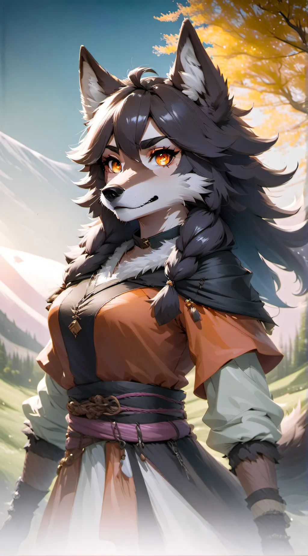 ai character: Ember background