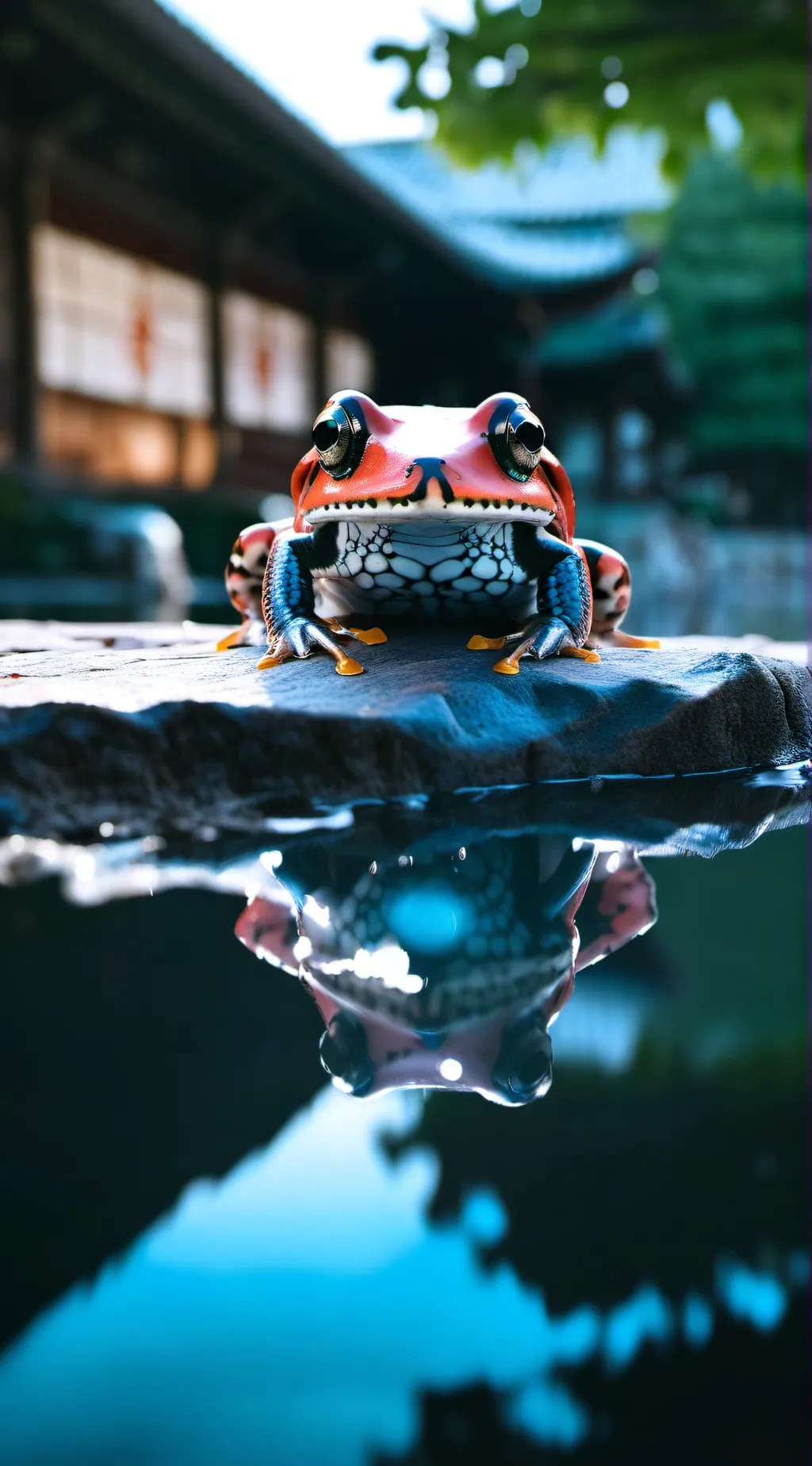 ai character: bah haha background