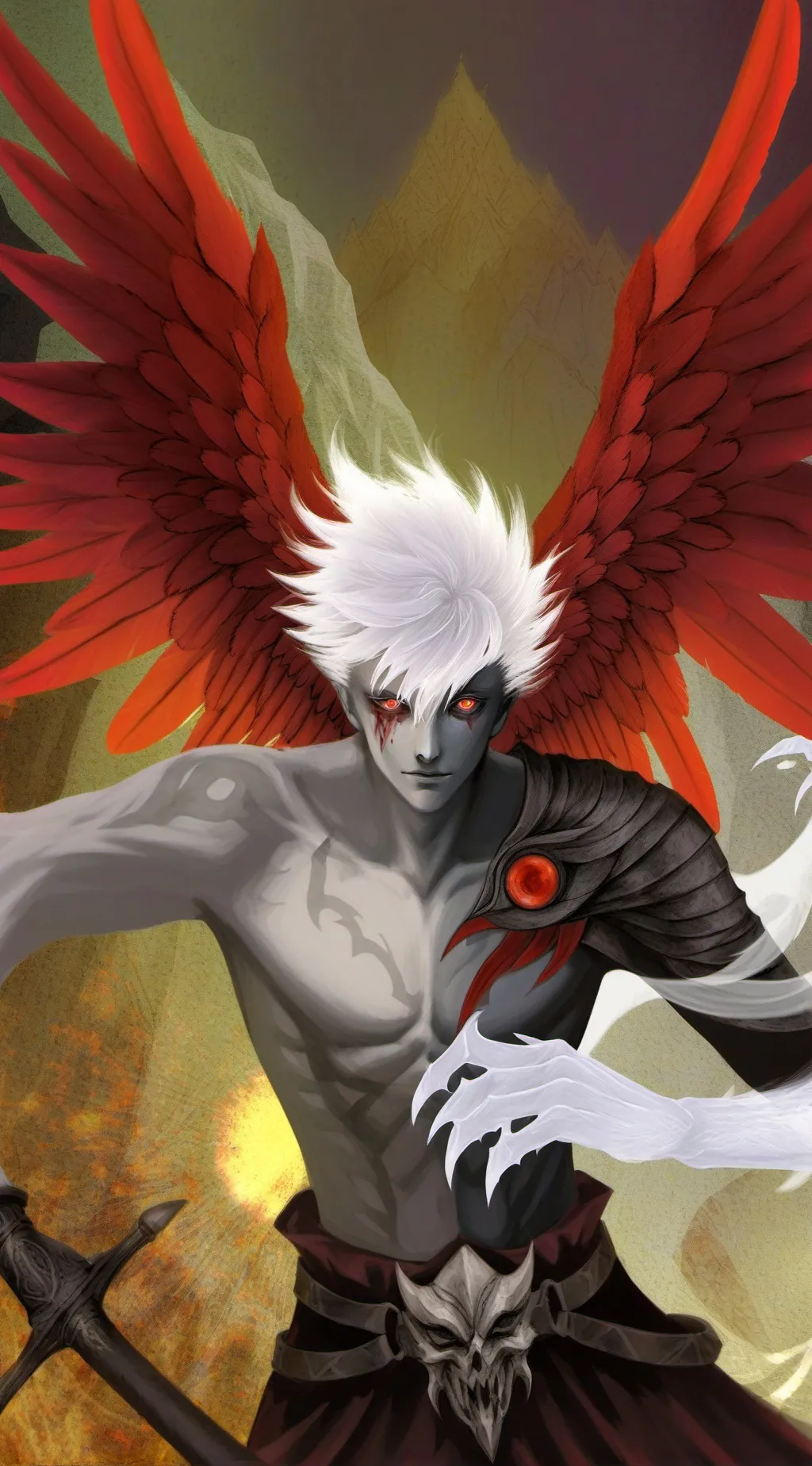 ai character: Nyxarael boss background