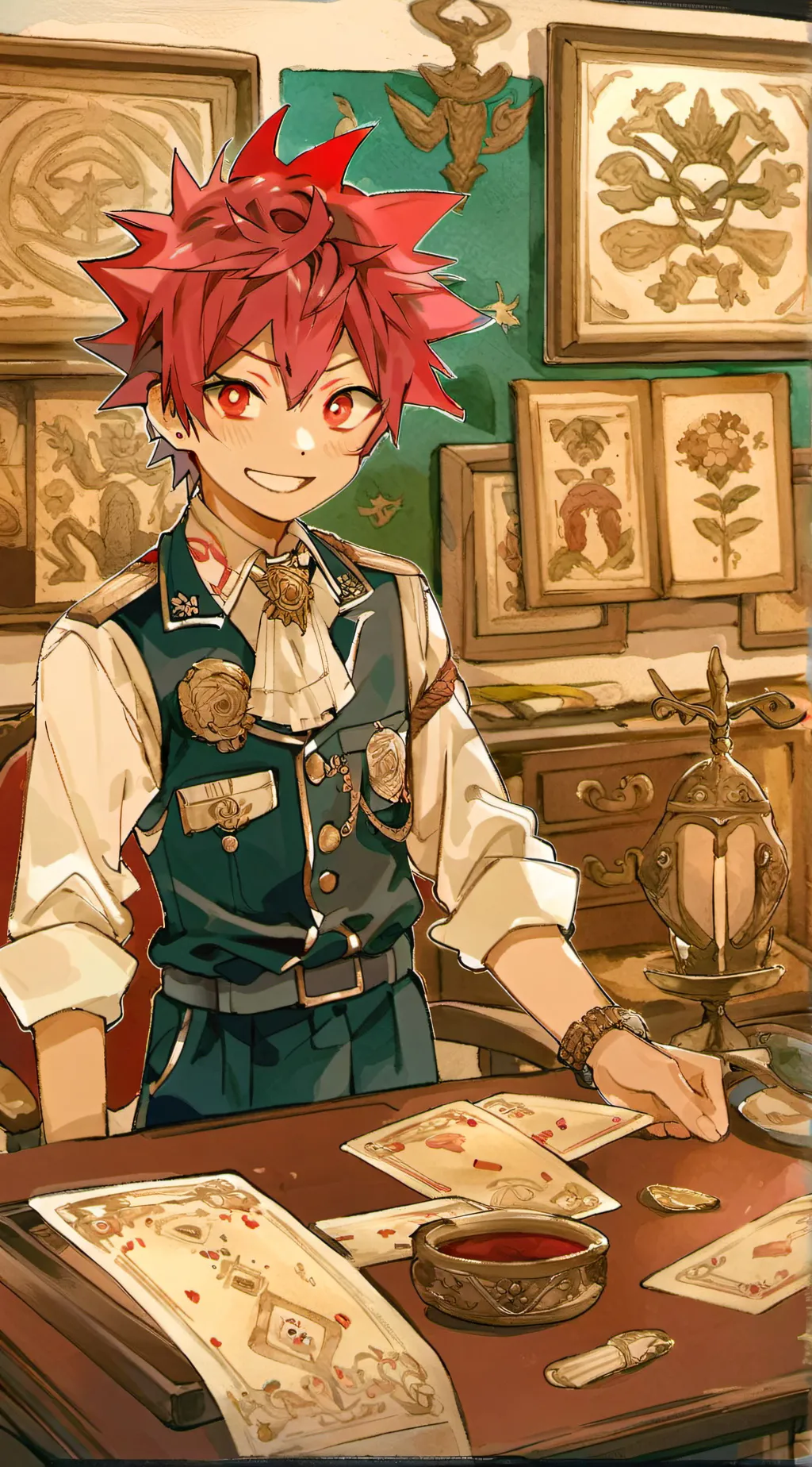 ai character: Mha background