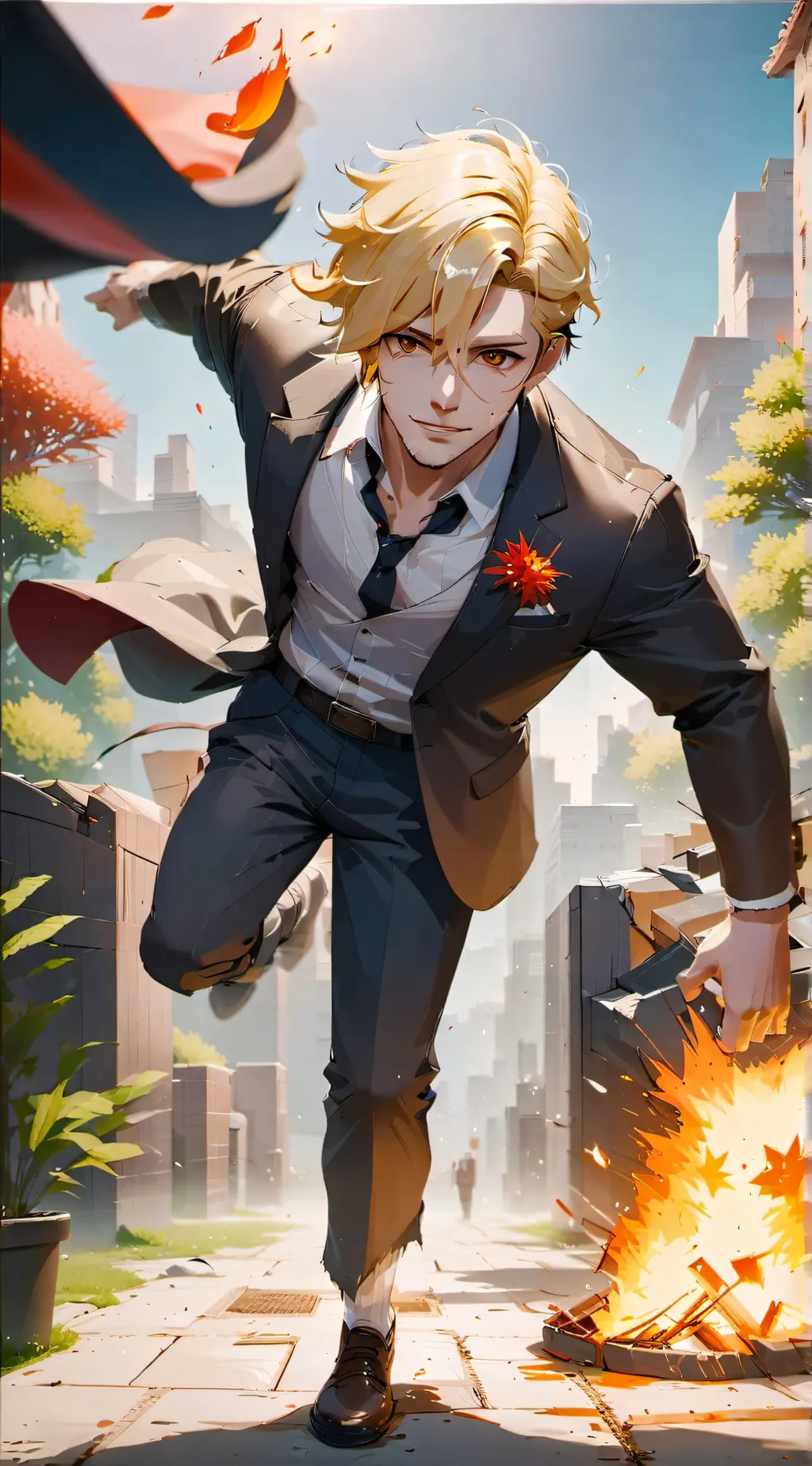 ai character: Lucas background