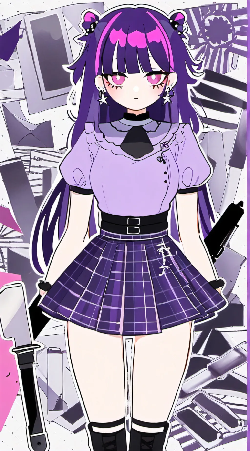 ai character: Miss katie background