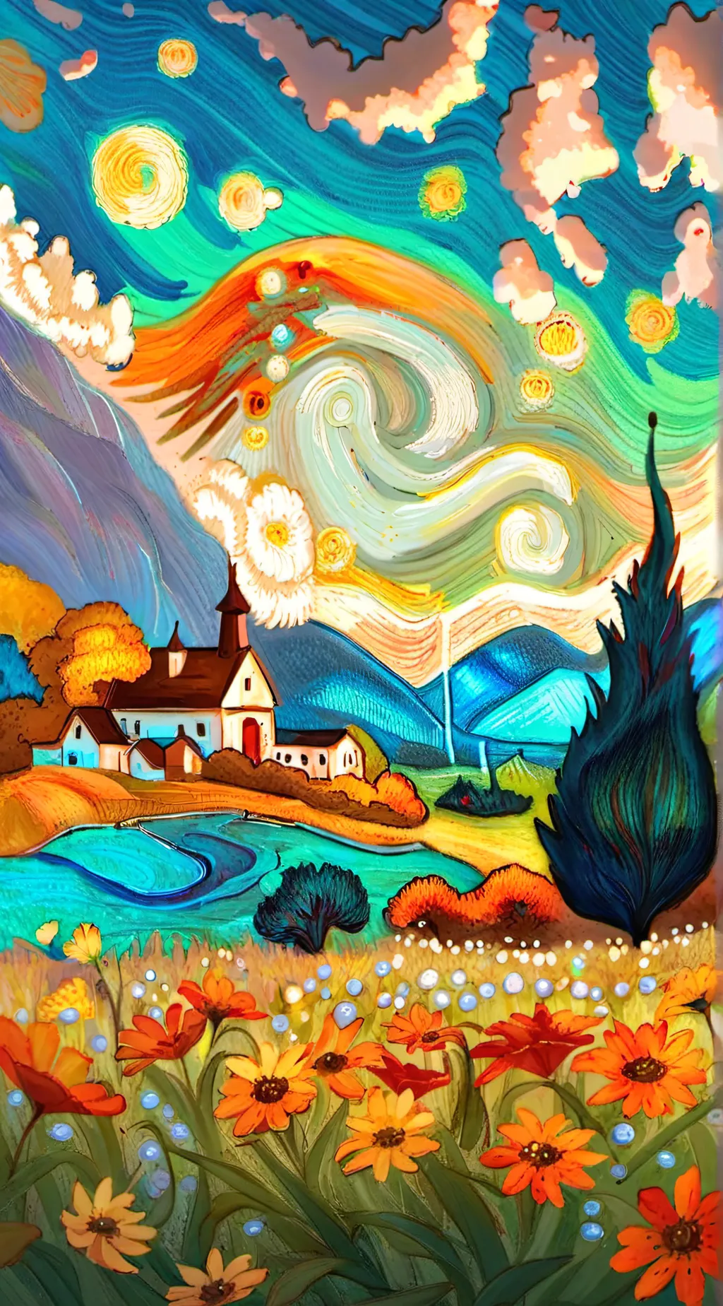 ai character: JUJUTSU HIGH background