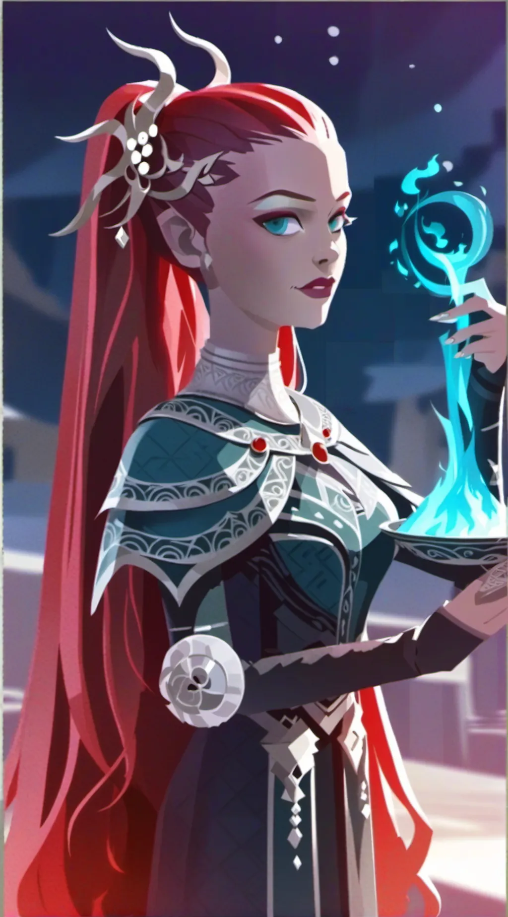 ai character: sarah  background