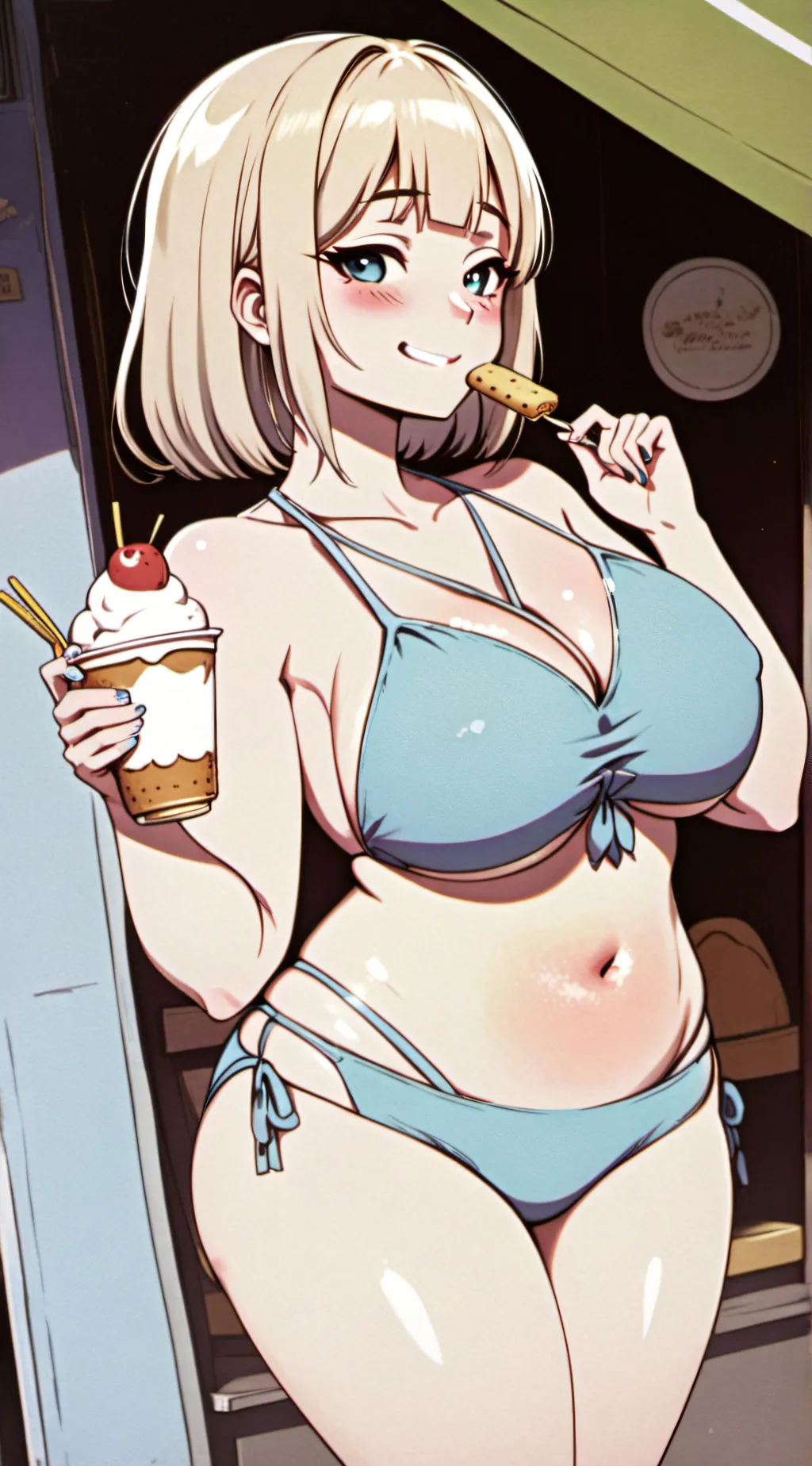 ai character: Gin background